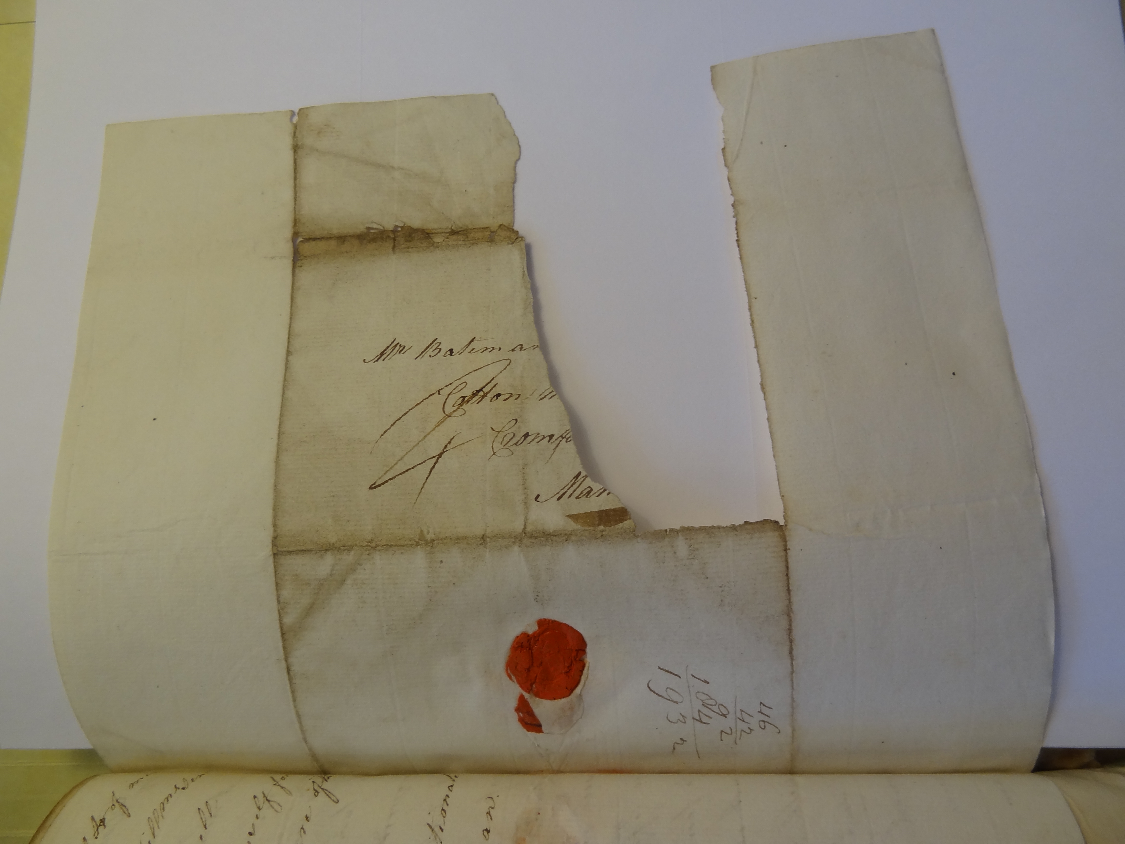 Image #3 of letter: Rebekah Bateman to Thomas Bateman, 7 July 1791