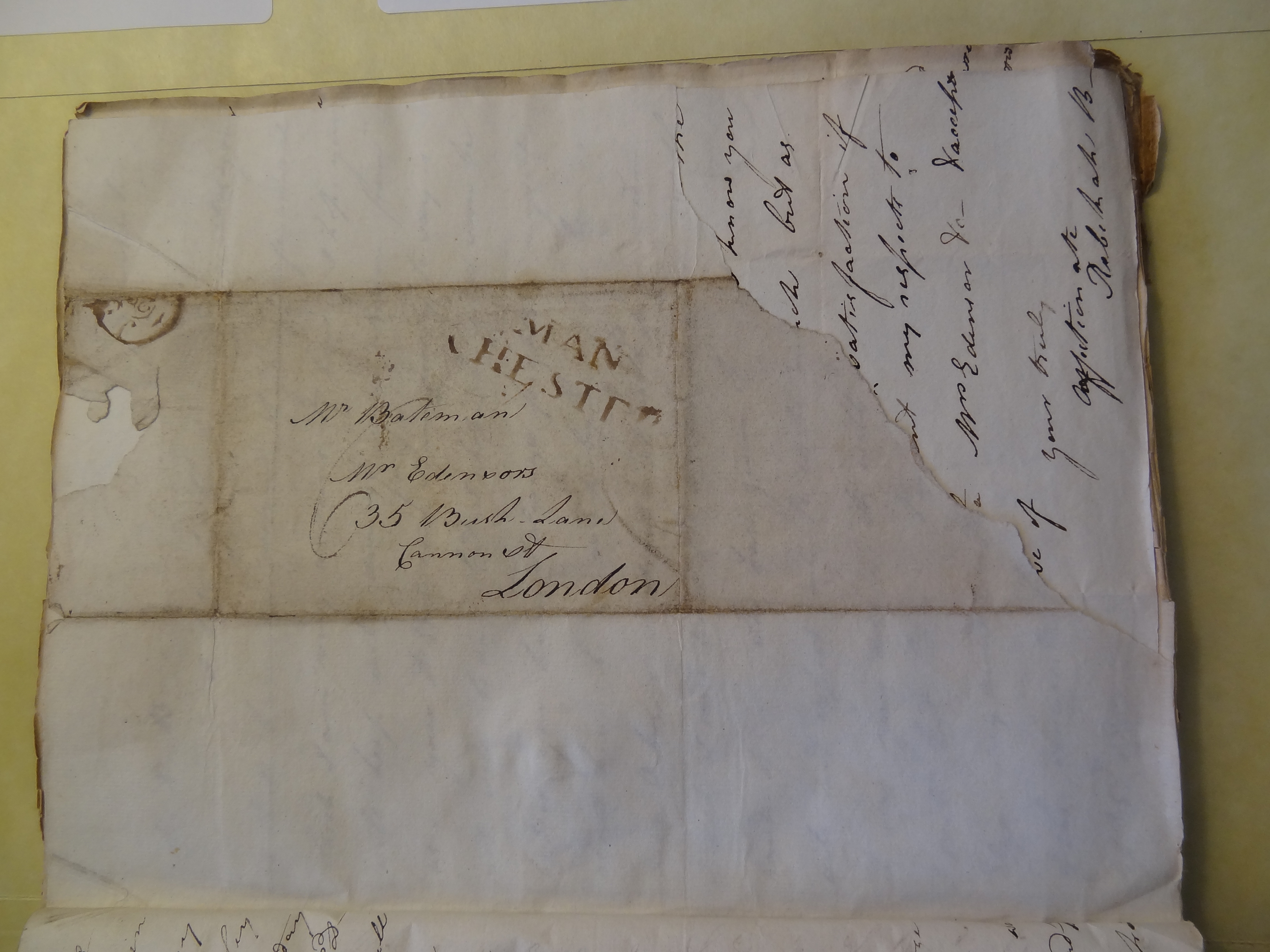 Image #3 of letter: Rebekah Bateman to Thomas Bateman, 20 June 1787