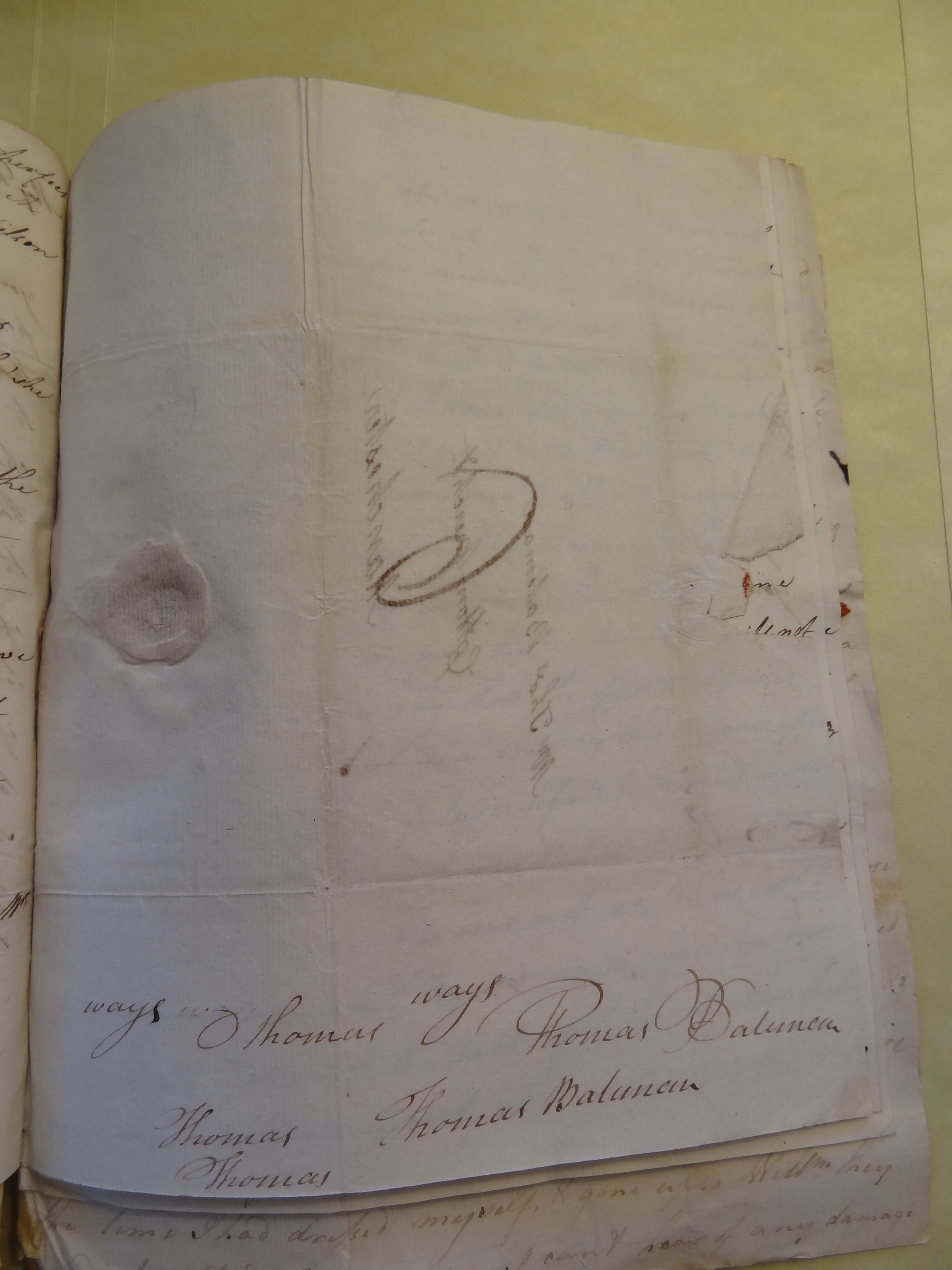 Image #3 of letter: Rebekah Bateman to Thomas Bateman, 1 September 1792