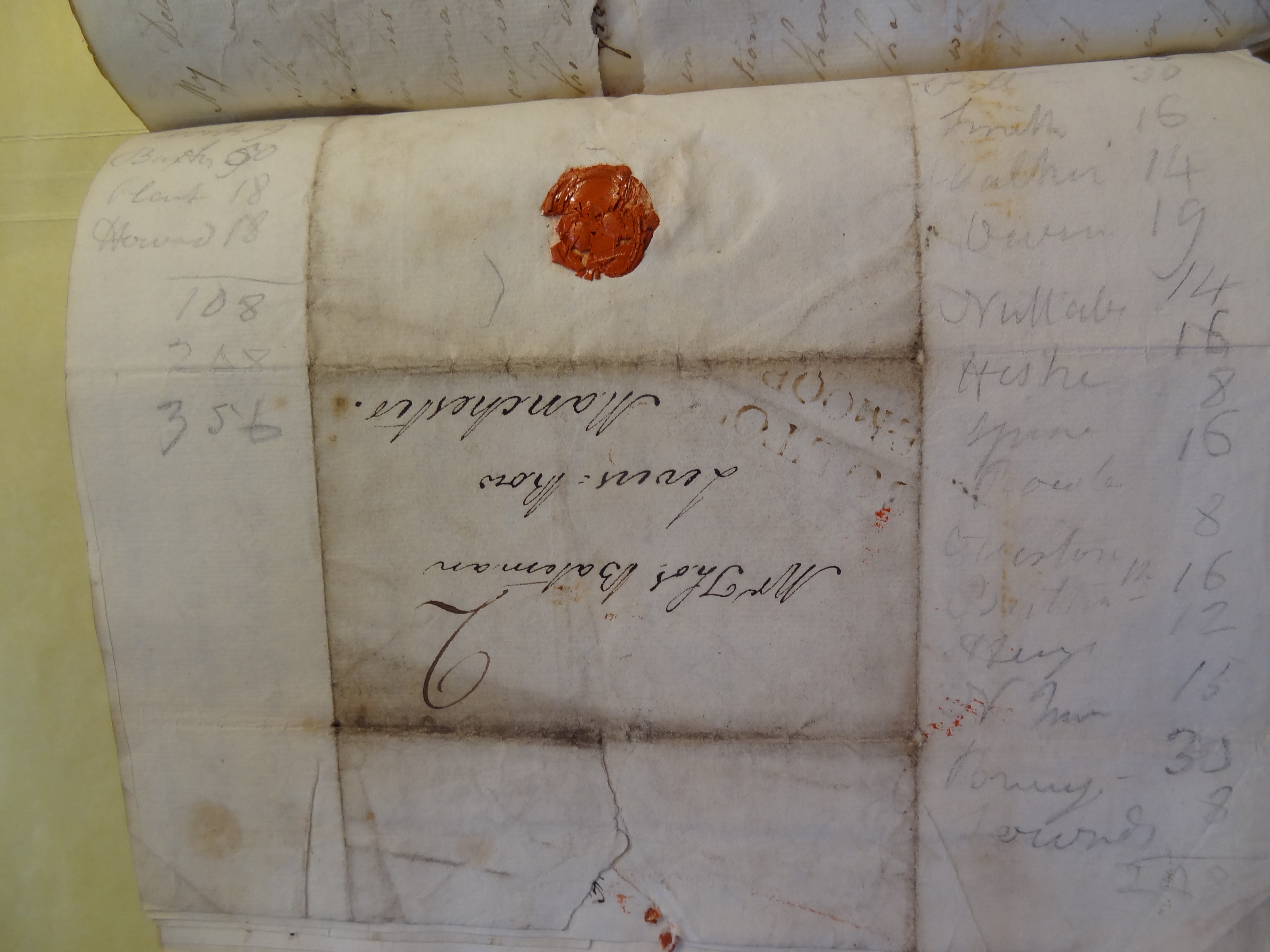 Image #3 of letter: Rebekah Bateman to Thomas Bateman, 17 November 1792