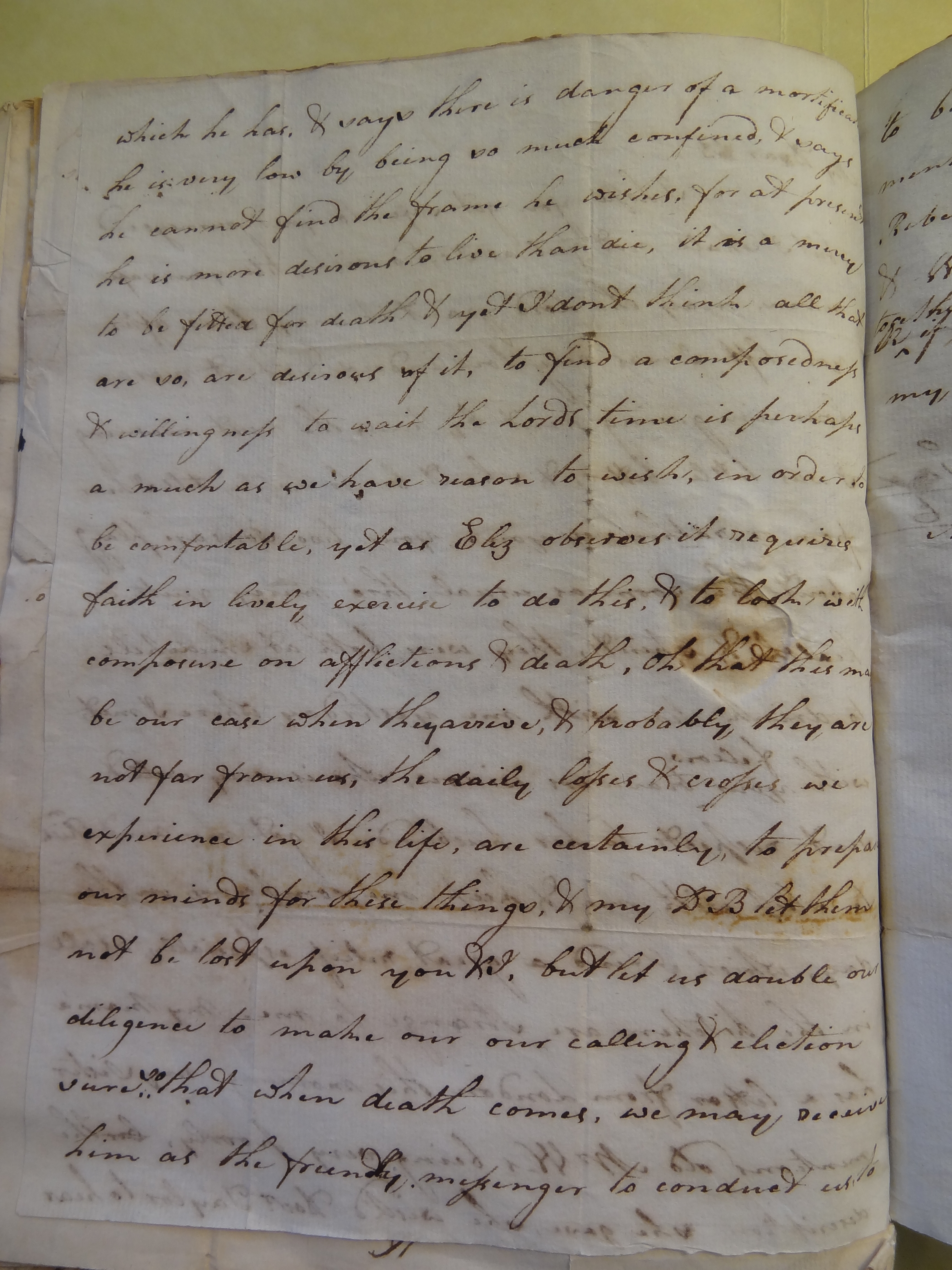 Image #2 of letter: Rebekah Bateman to Thomas Bateman, 23 November 1793