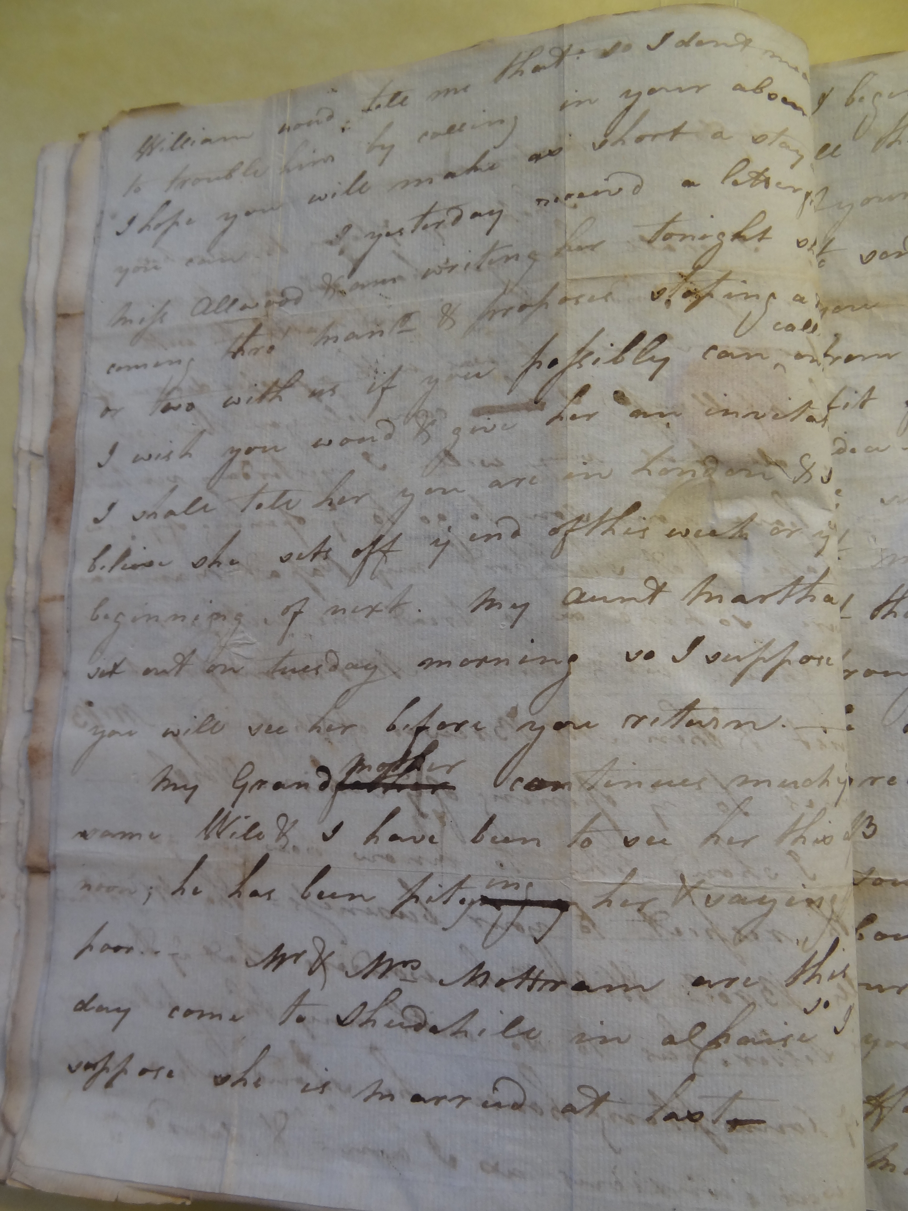 Image #2 of letter: Rebekah Bateman to Thomas Bateman, 27 August 1788