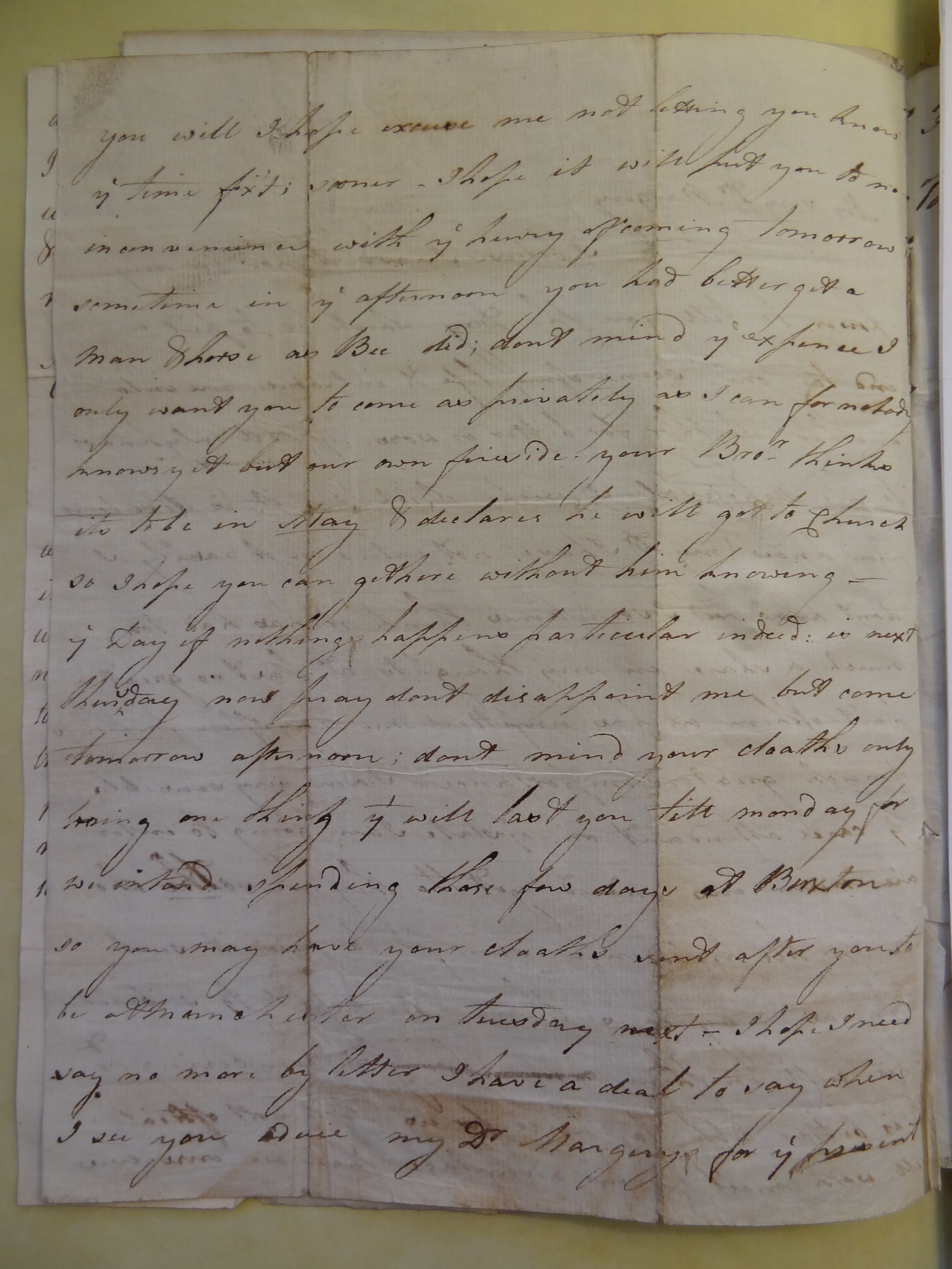Image #2 of letter: Rebekah Bateman to Margery Smithson, 15 April 1786