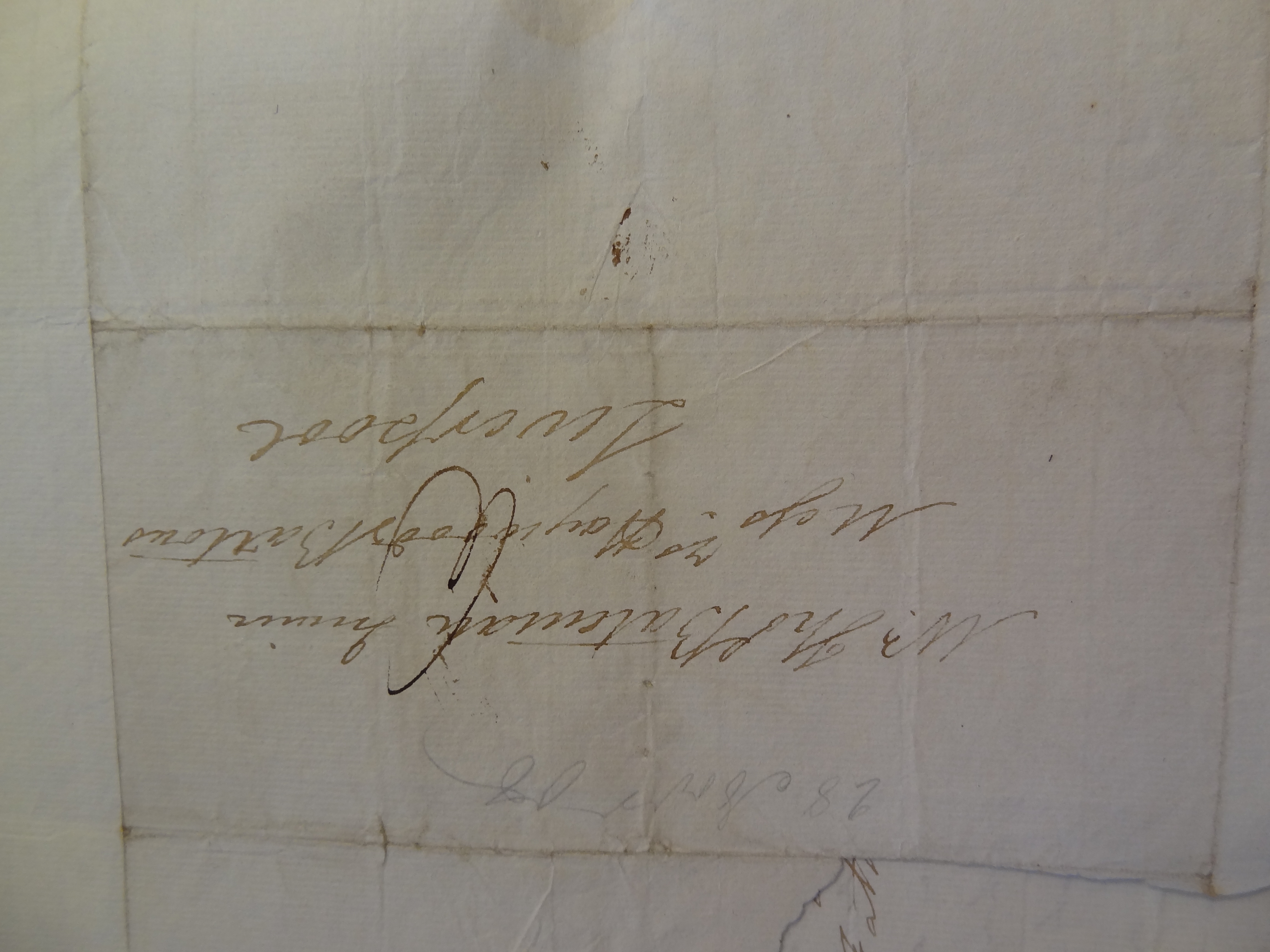 Image #3 of letter: Thomas Bateman (senior) to Thomas Bateman (junior), 28 November 1808