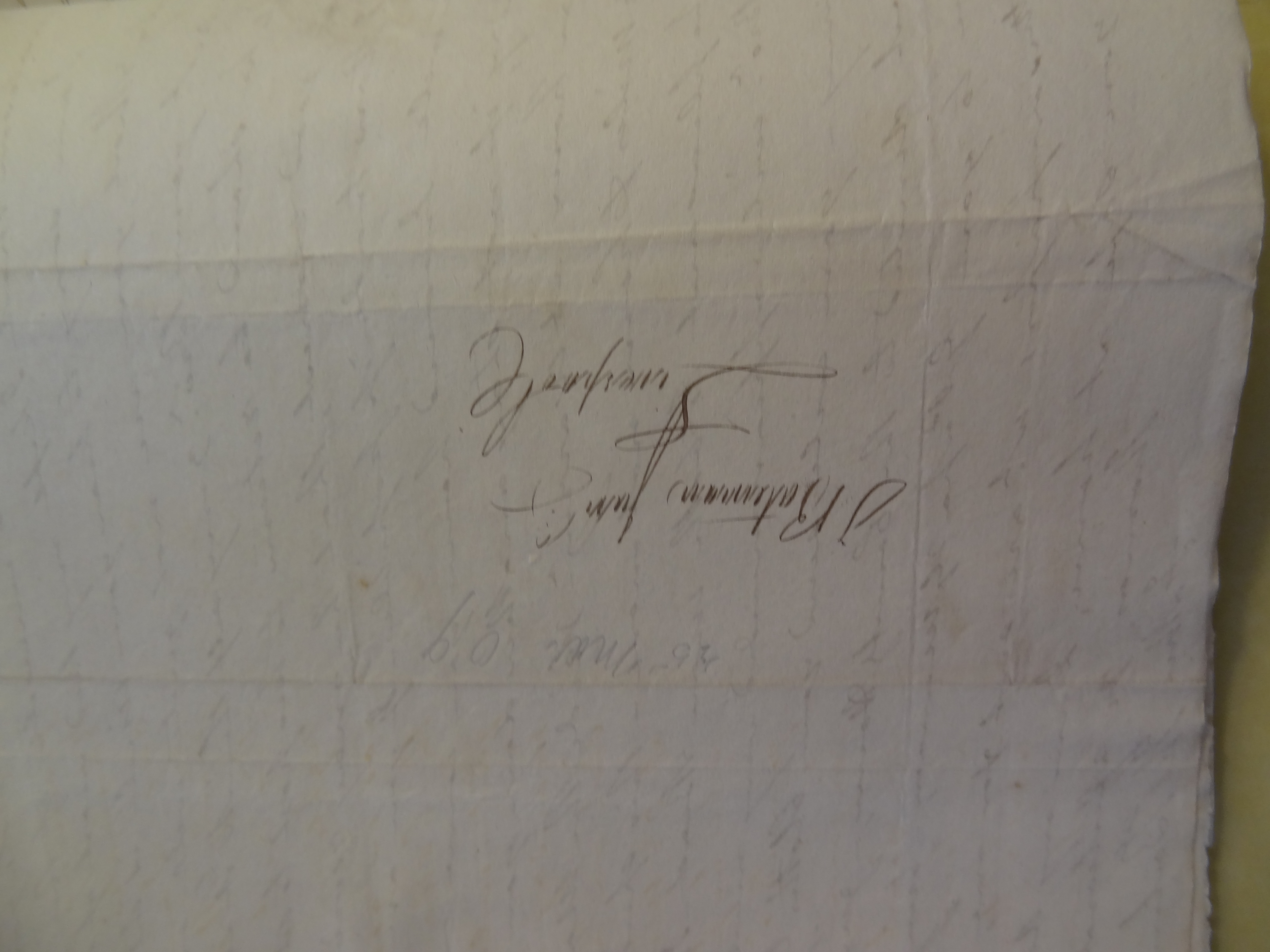 Image #2 of letter: Thomas Bateman (senior) to Thomas Bateman (junior), 25 March 1809