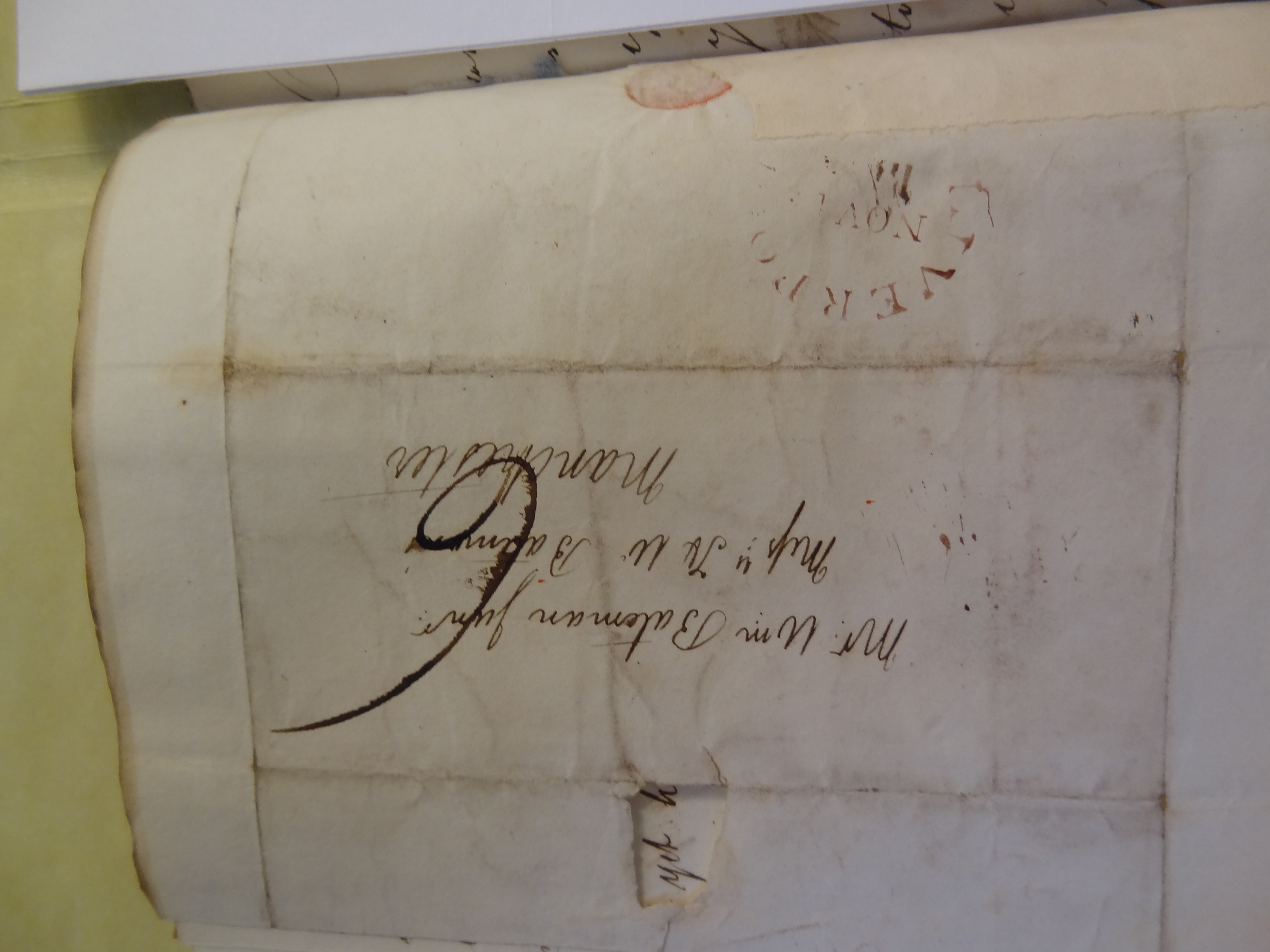 Image #3 of letter: Thomas Bateman (junior) to William Bateman, 14 November 1809