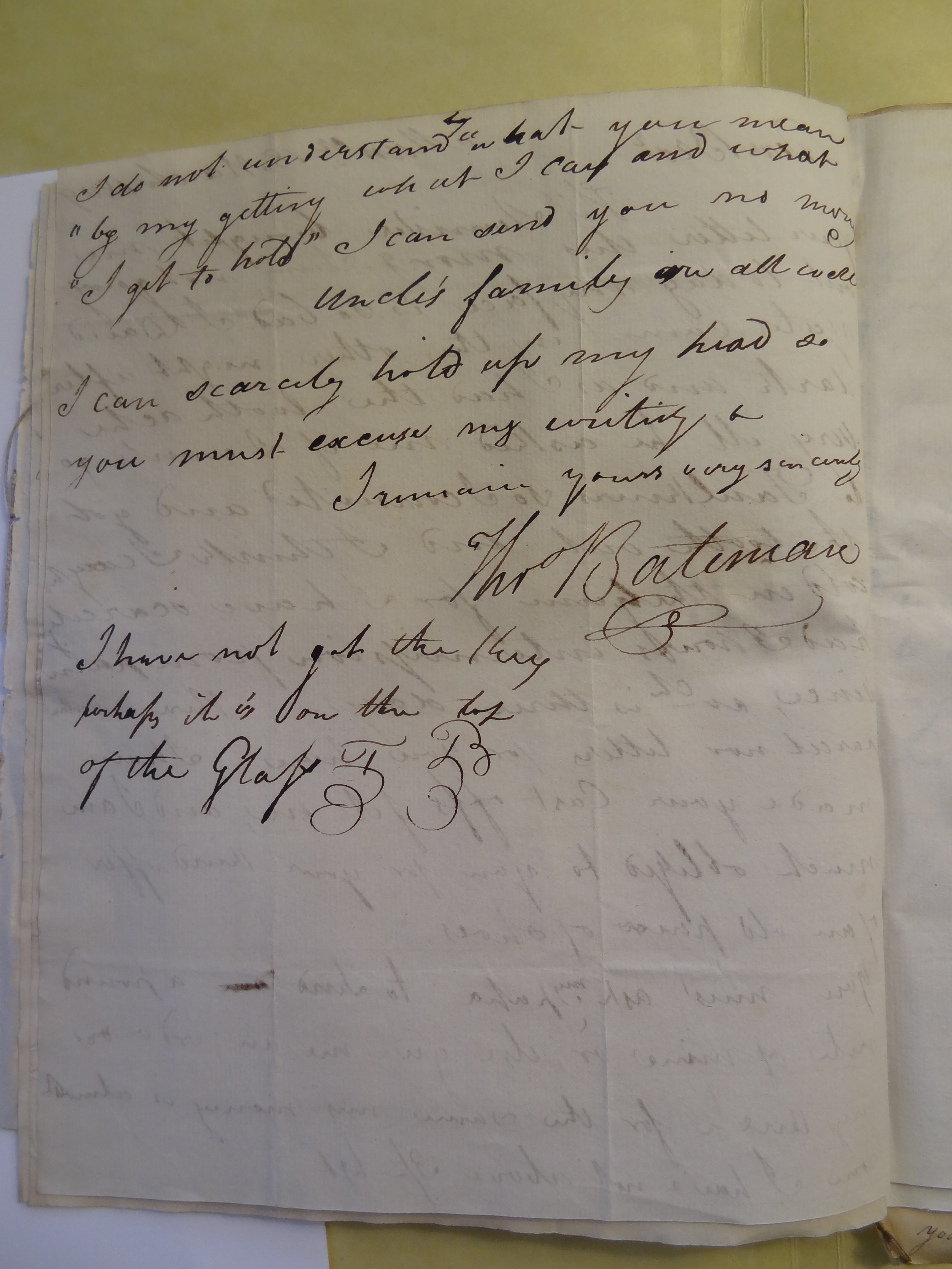 Image #2 of letter: Thomas Bateman (junior) to William Bateman, 18 March 1809