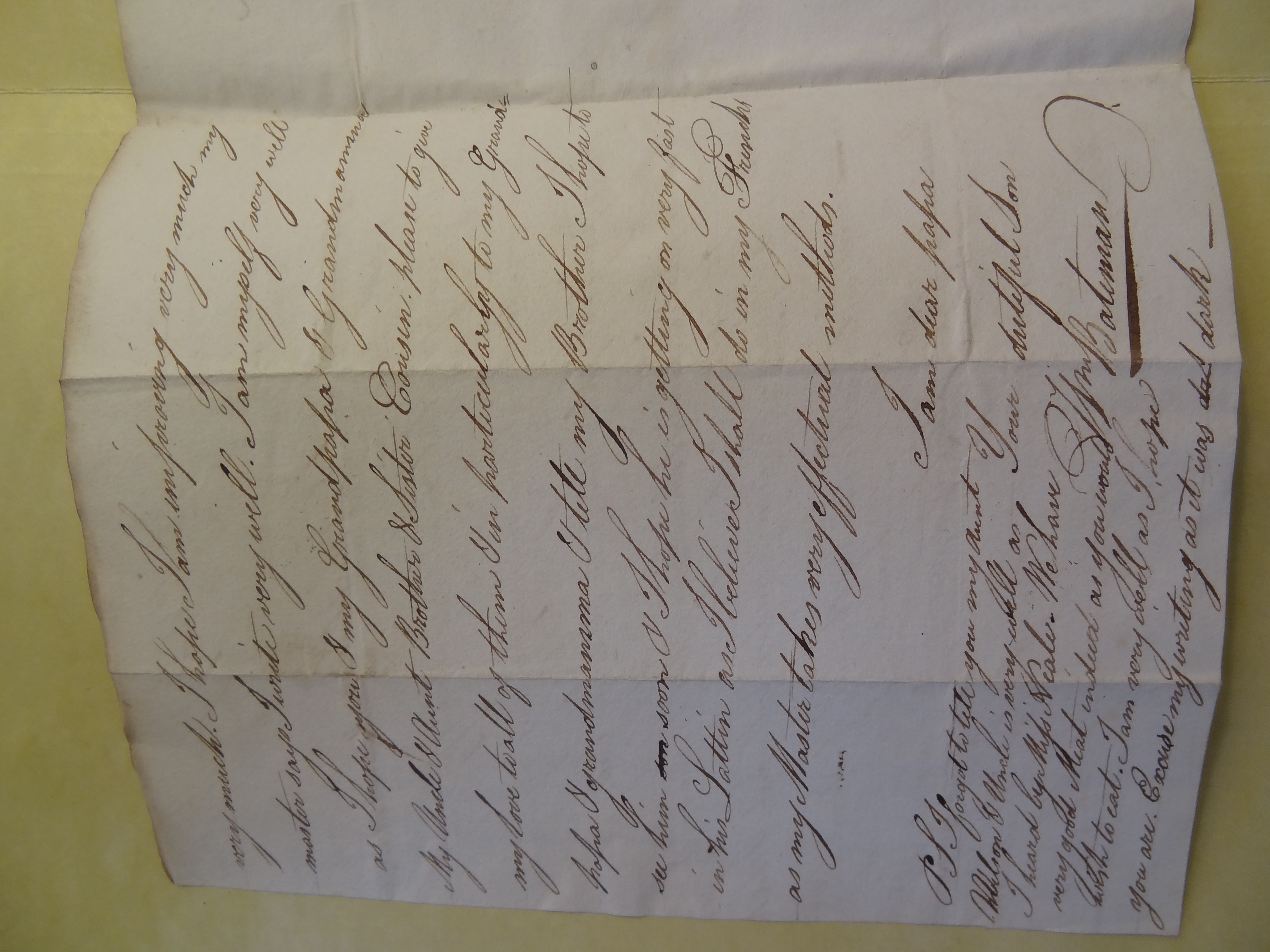 Image #2 of letter: William Bateman to Thomas Bateman, 29 January 1801