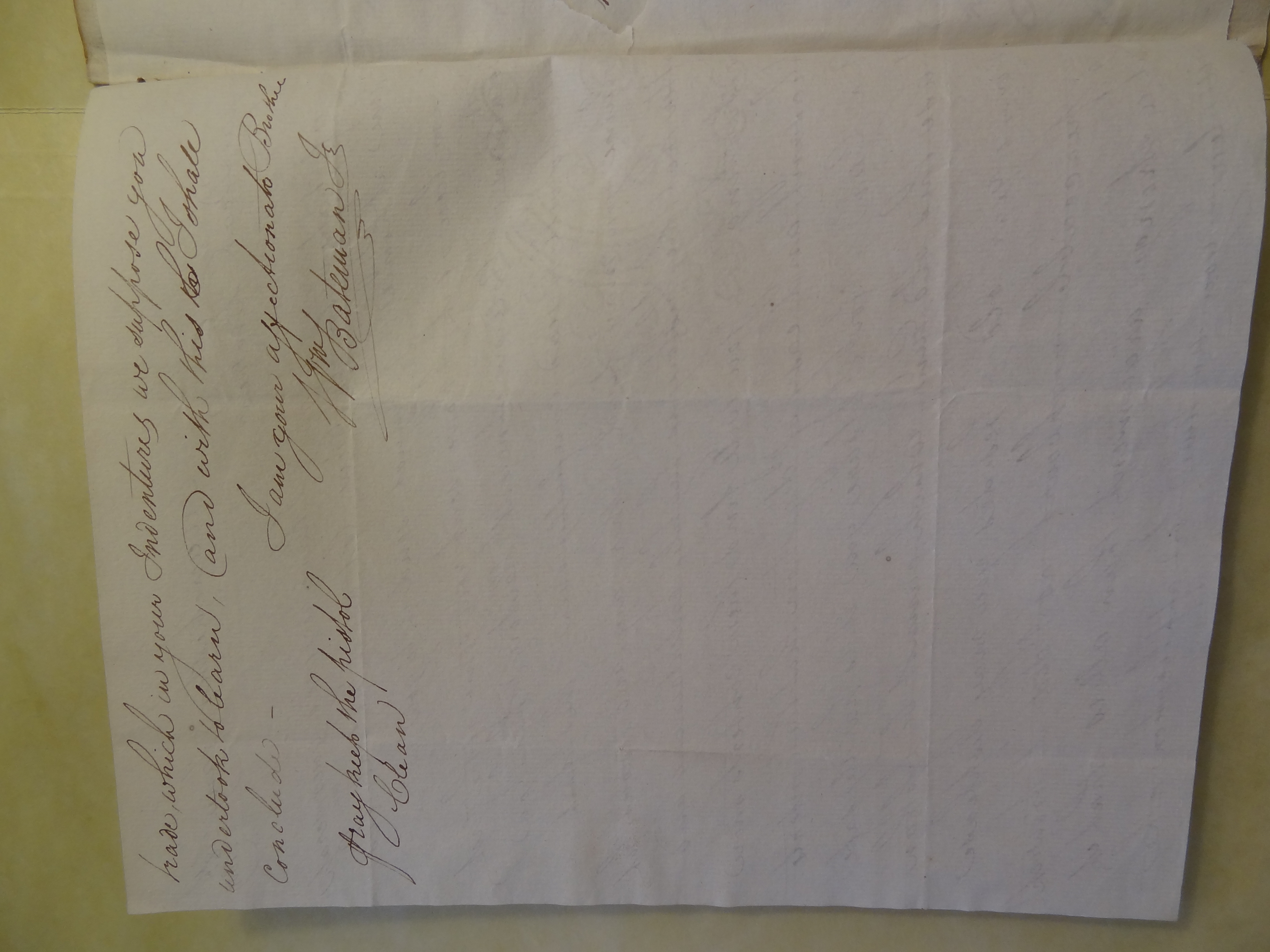 Image #2 of letter: William Bateman to Thomas Bateman (junior), 28 January 1809