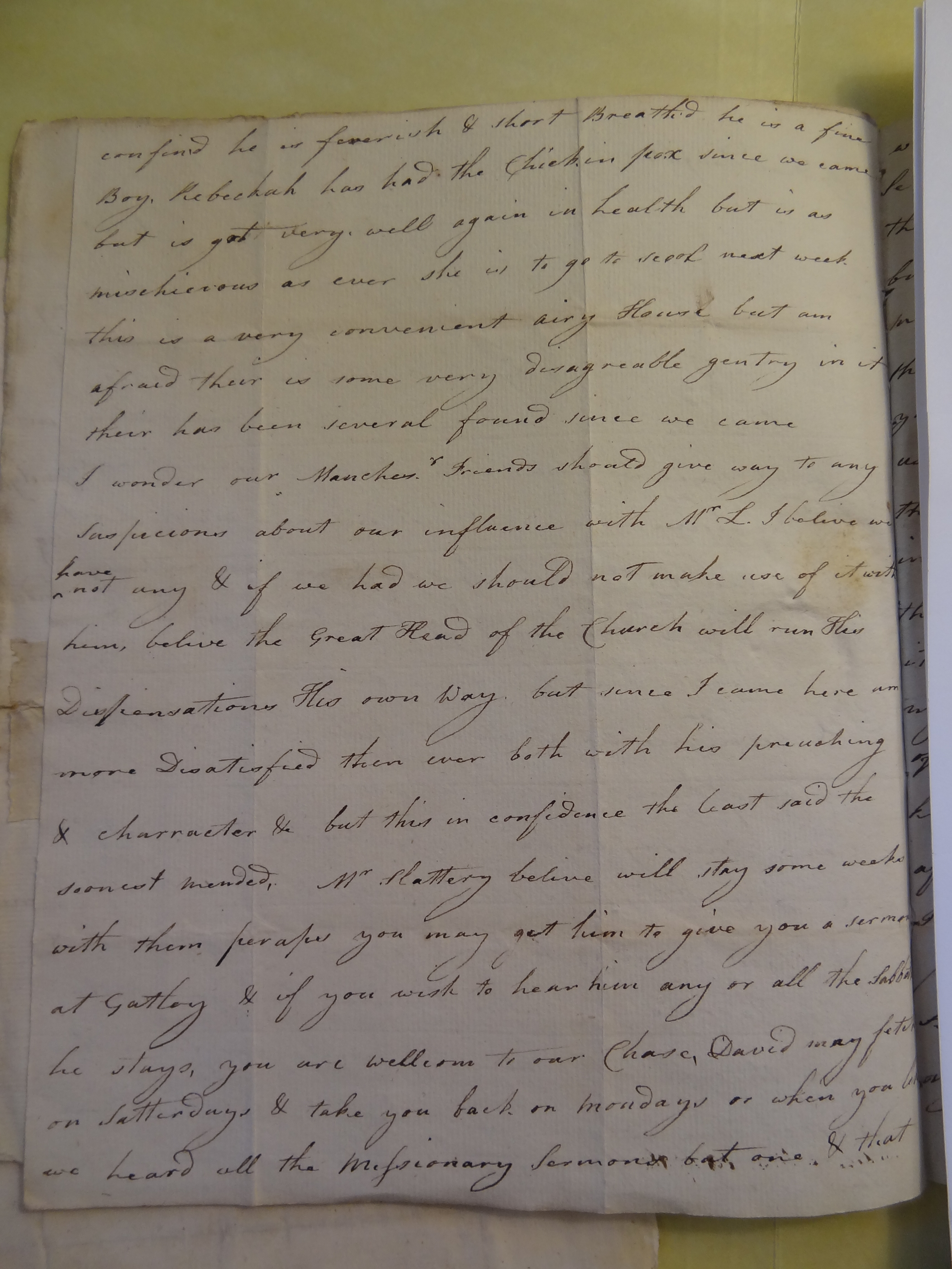 Image #2 of letter: Sarah Clegg to Rebekah Bateman, 19 May 1796