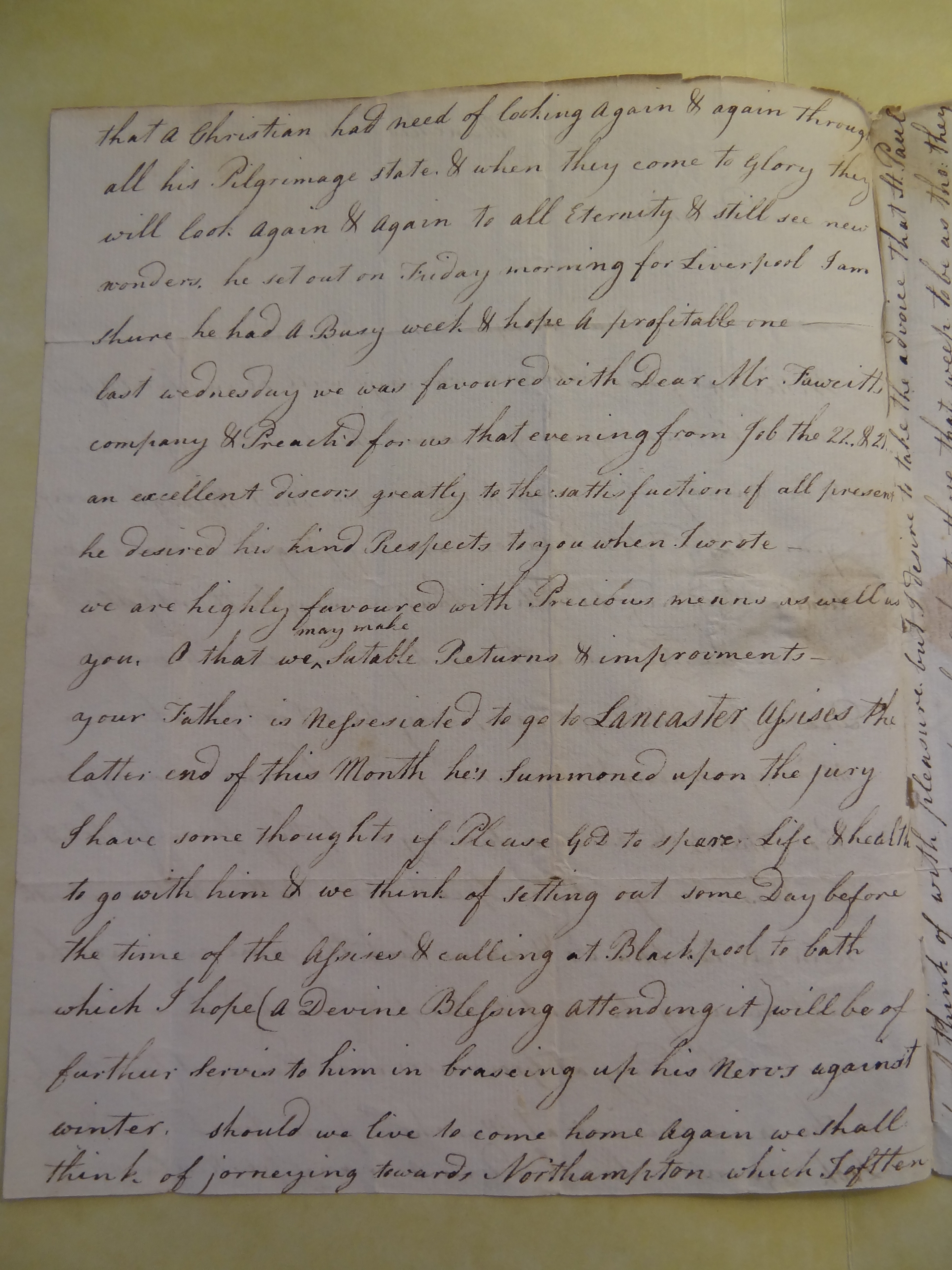 Image #2 of letter: Sarah Clegg to Rebekah Bateman and Elizabeth Wilson, 8 August 1778