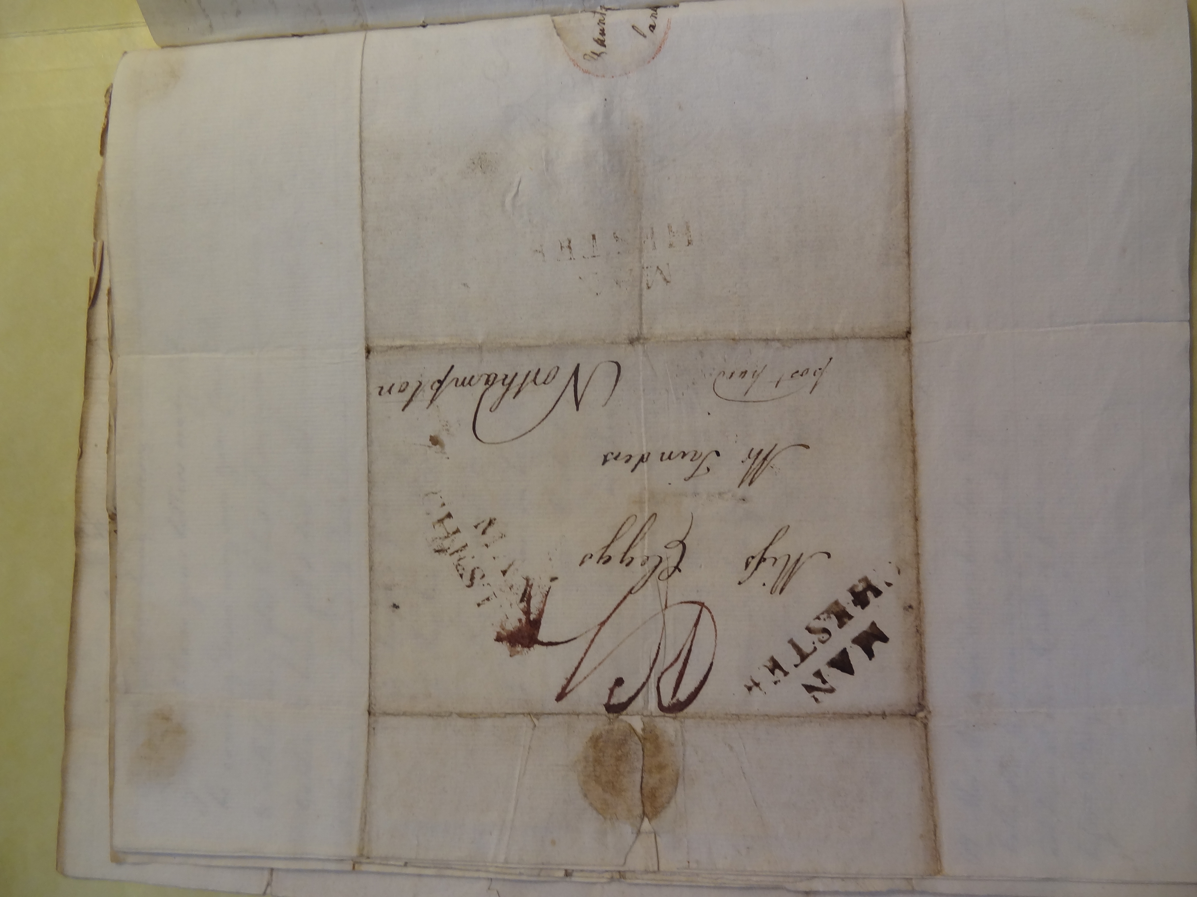 Image #3 of letter: Sarah Clegg to Rebekah Bateman and Elizabeth Wilson, 20 January 1778