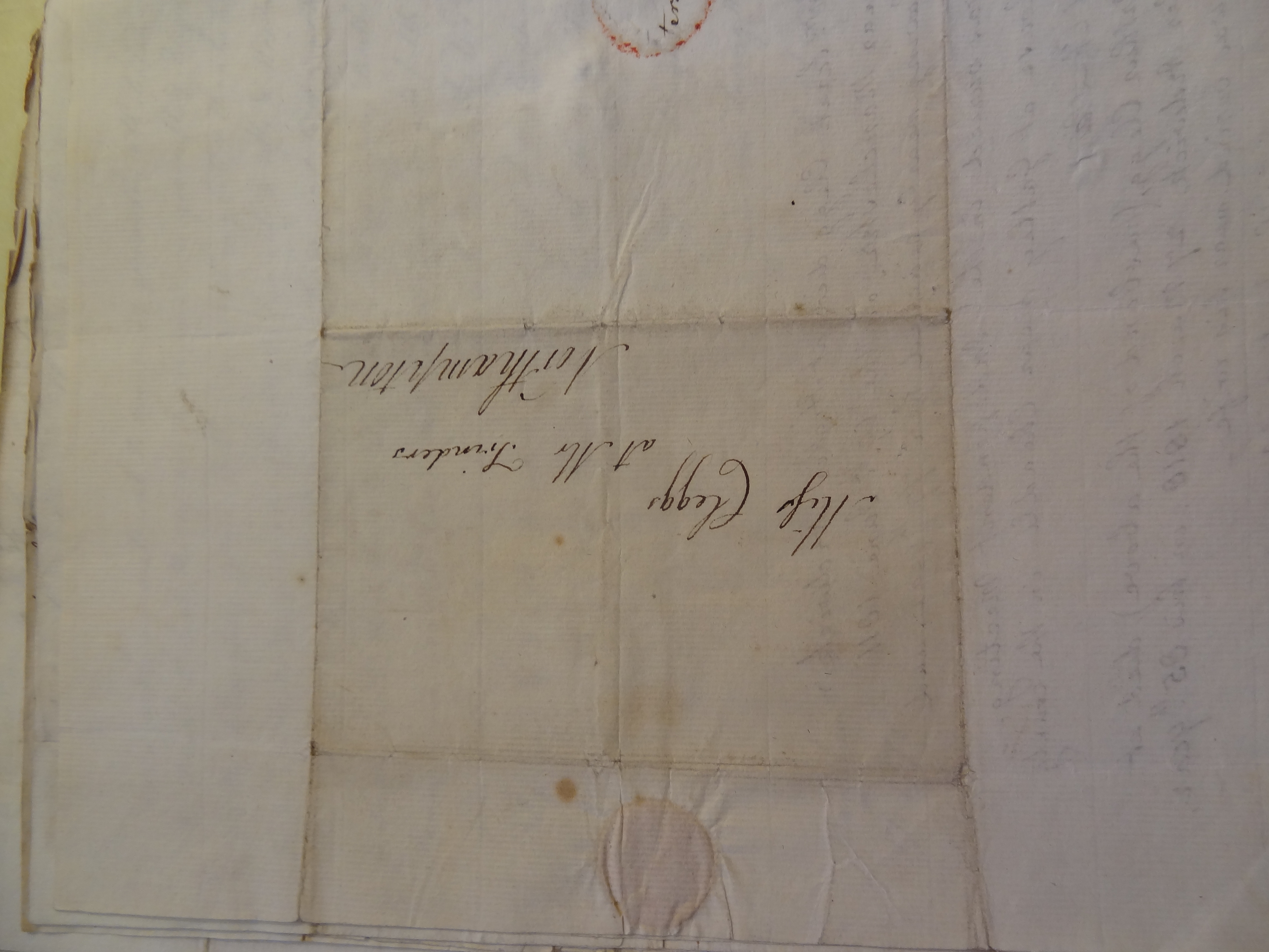 Image #4 of letter: Sarah Clegg to Rebekah Bateman and Elizabeth Wilson, 17 February 1778