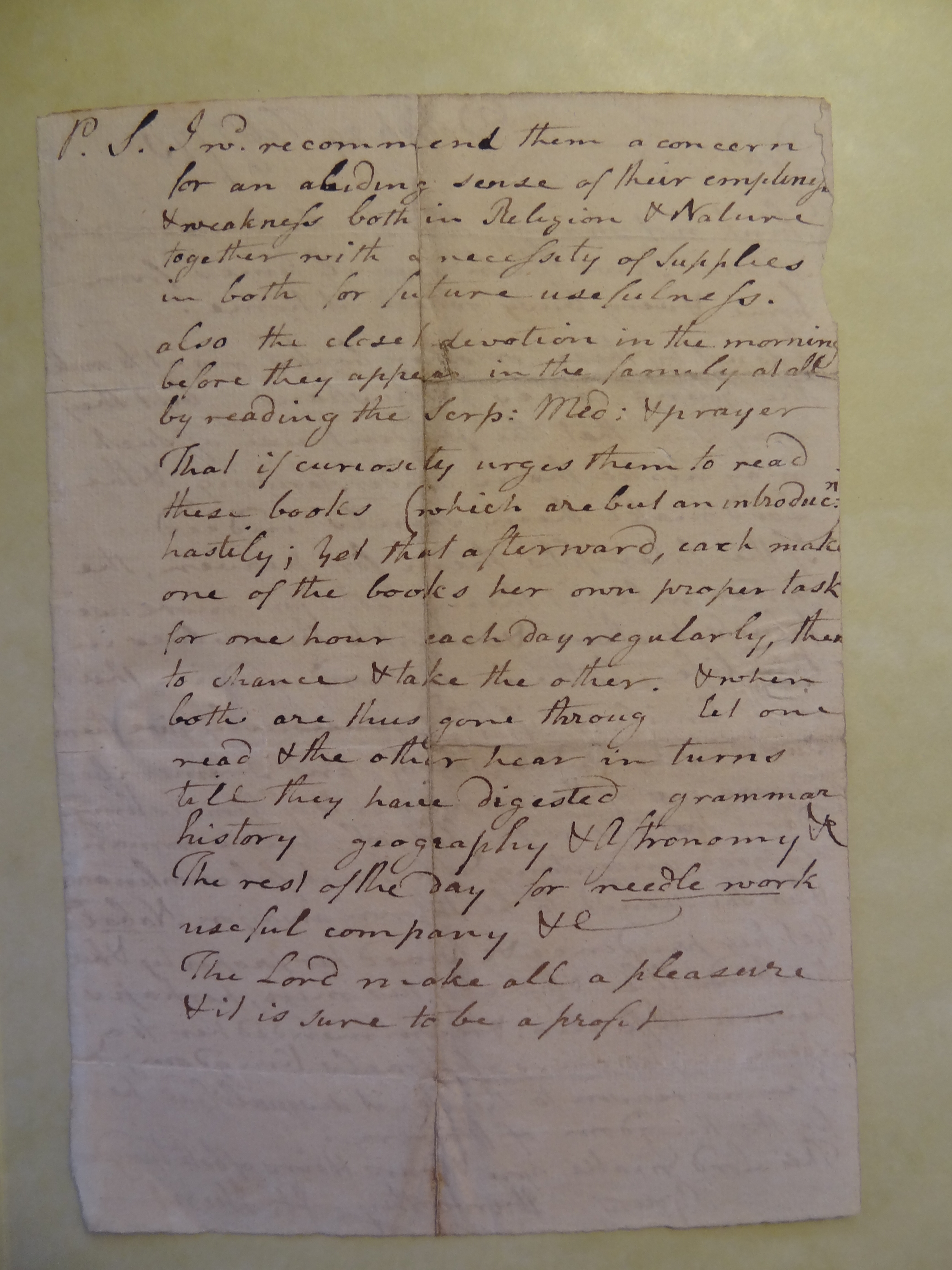 Image #2 of letter: H Hunt to Arthur Clegg, 29 February 1779
