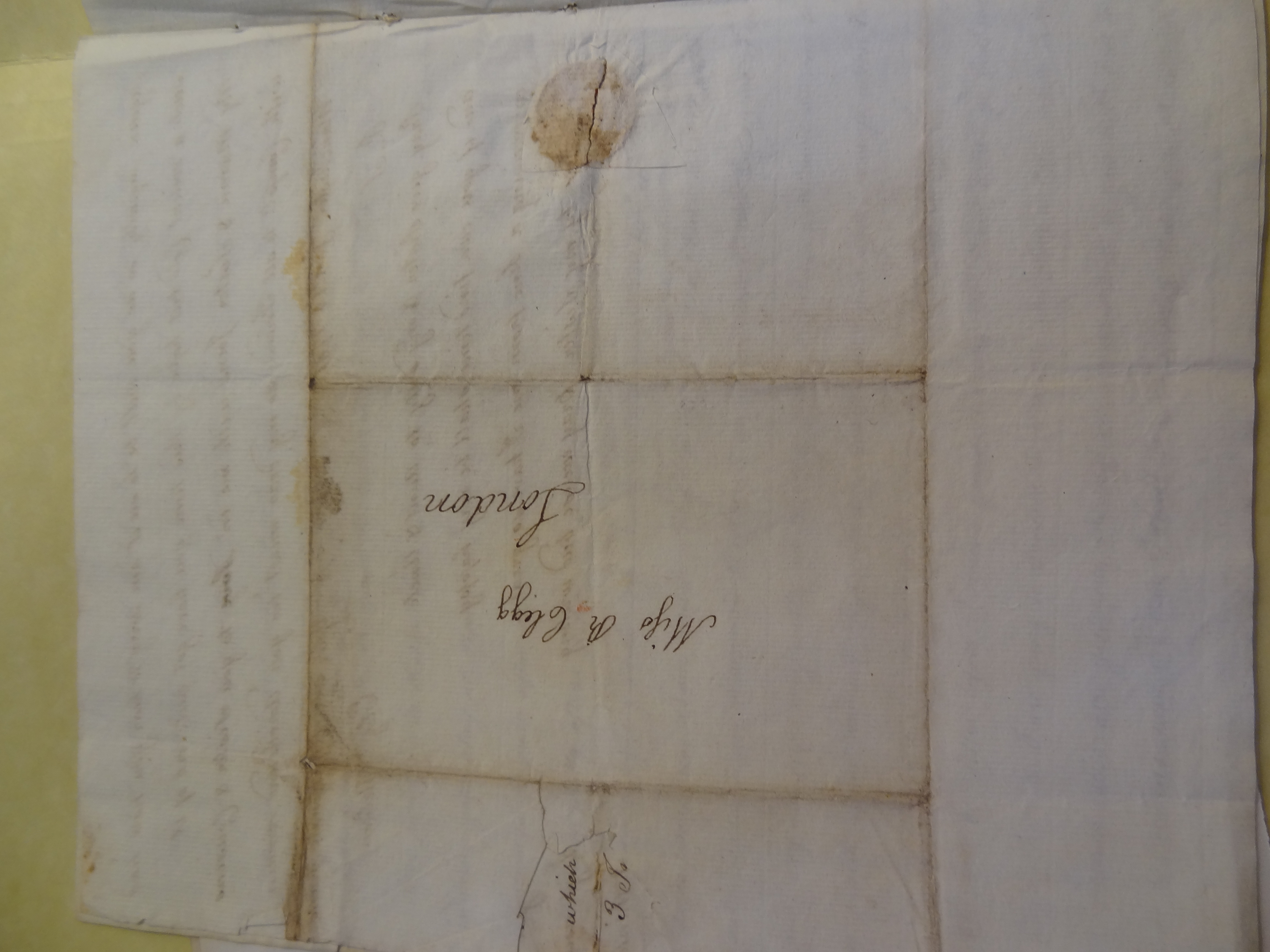 Image #4 of letter: Miss Elizabeth Wilson to Rebekah Bateman, 10 January 1785