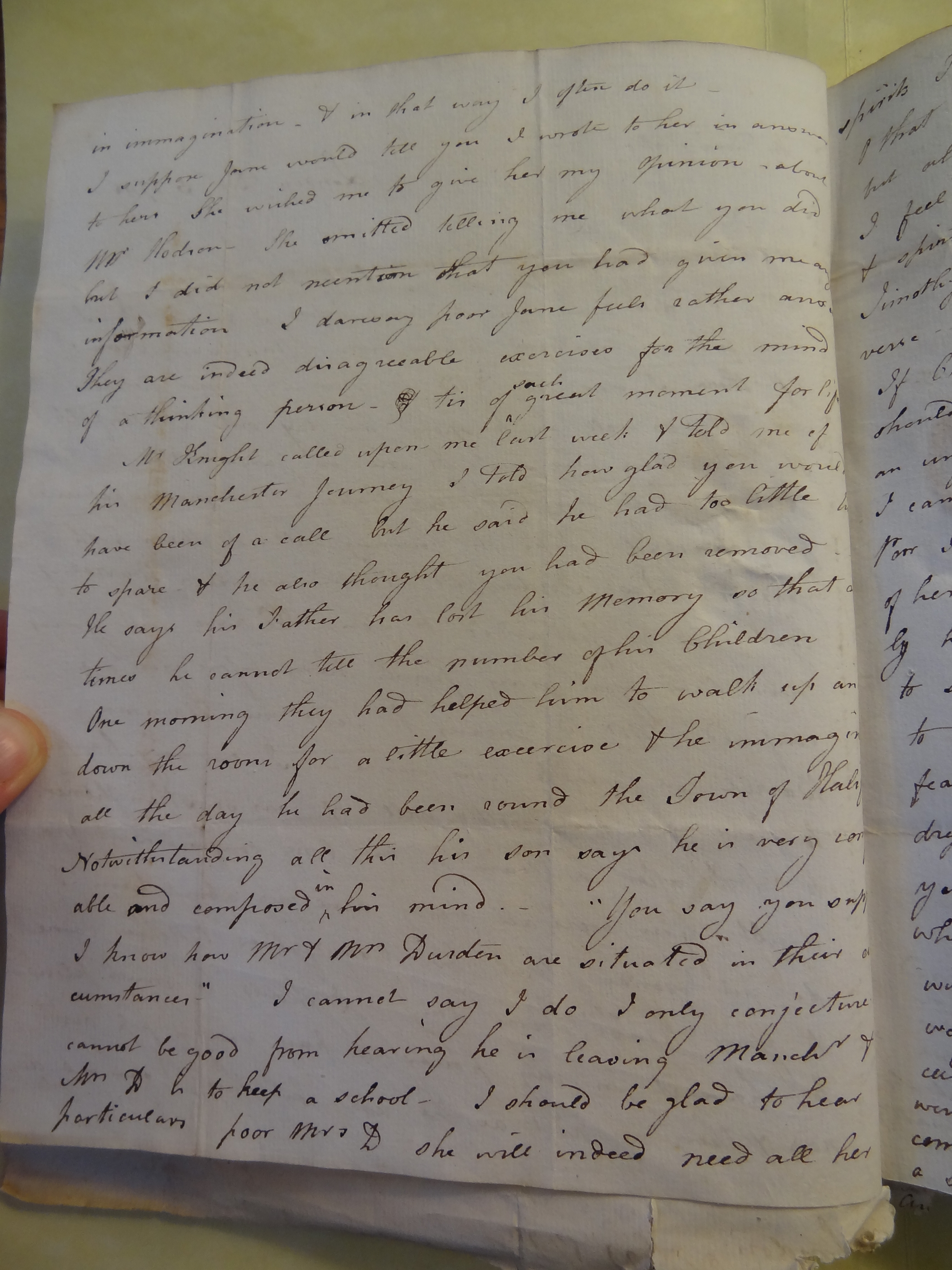 Image #2 of letter: Elizabeth Wilson to Rebekah Bateman, 5 December 1791