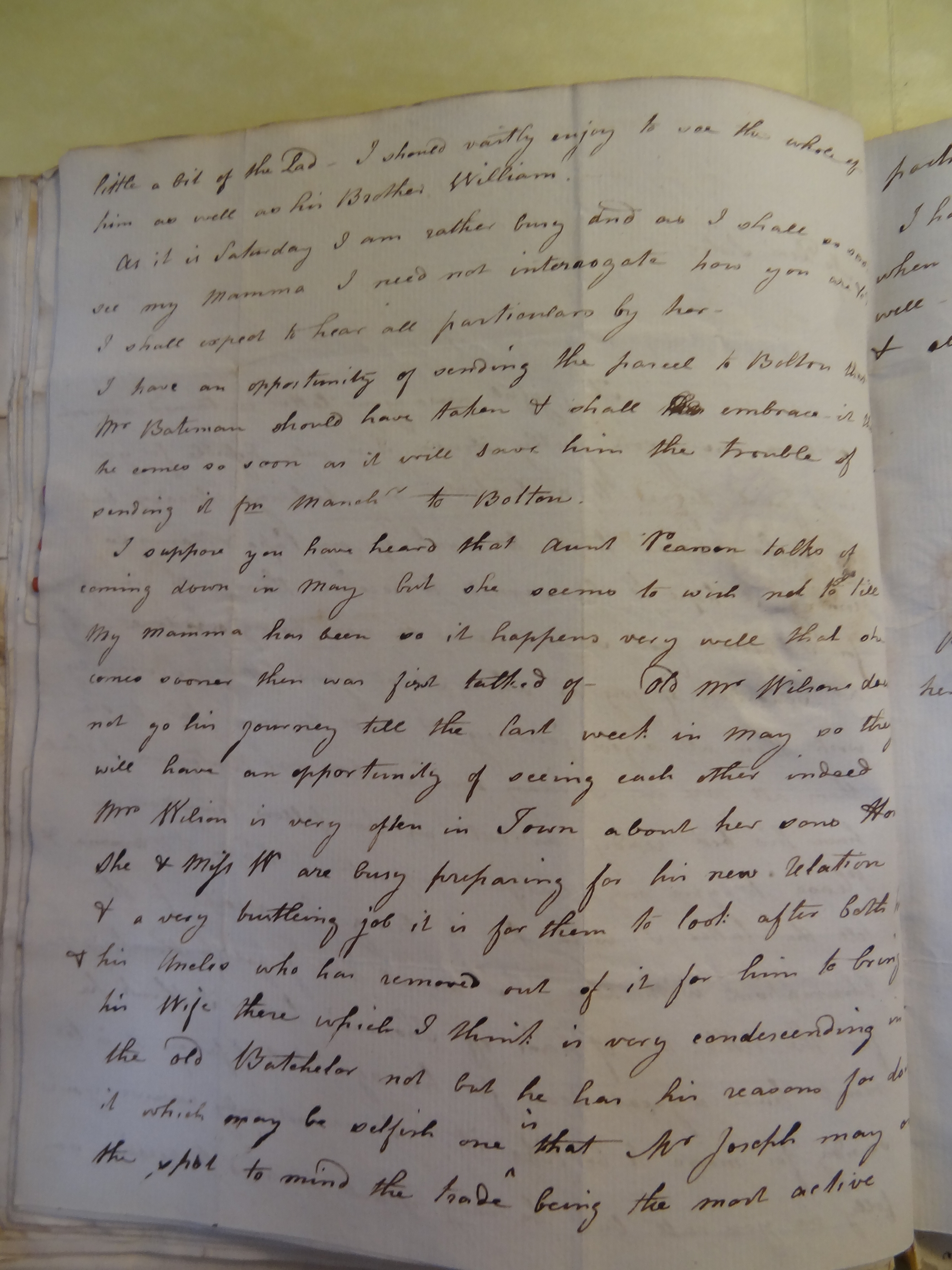 Image #2 of letter: Elizabeth Wilson to Rebekah Bateman, 28 April 1792