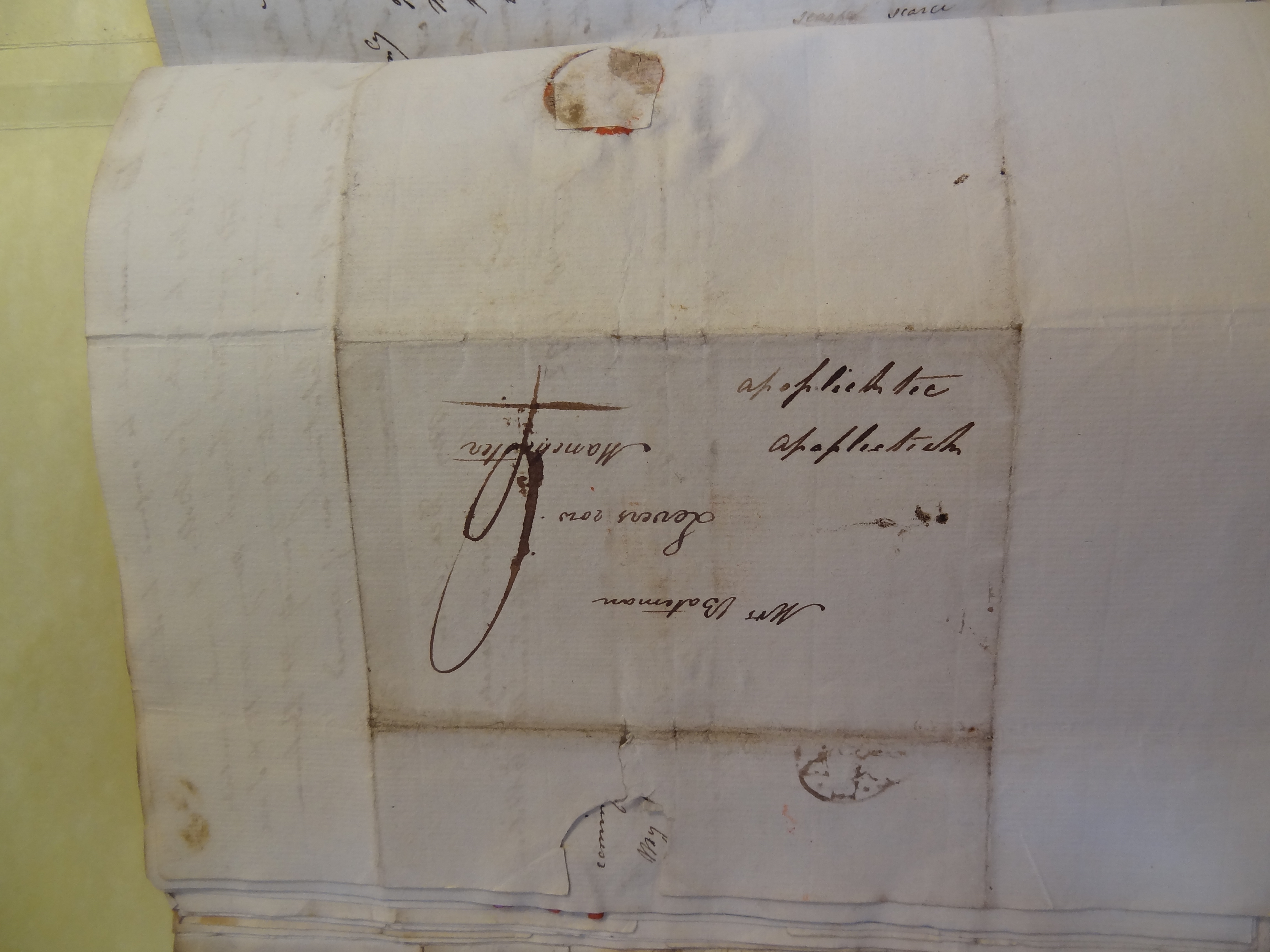 Image #4 of letter: Elizabeth Wilson to Rebekah Bateman, 28 April 1792
