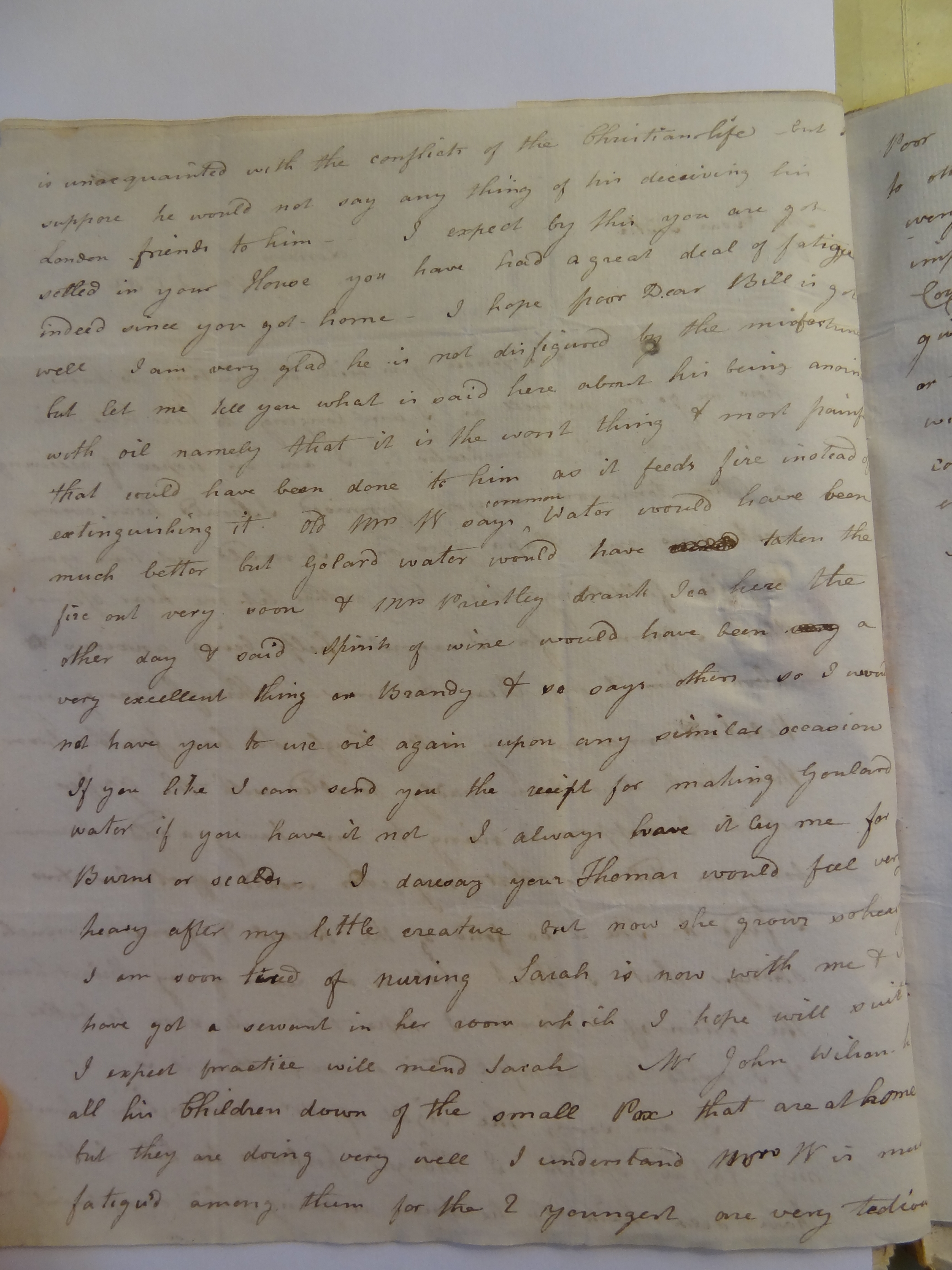 Image #2 of letter: Elizabeth Wilson to Rebekah Bateman, 2 October 1792