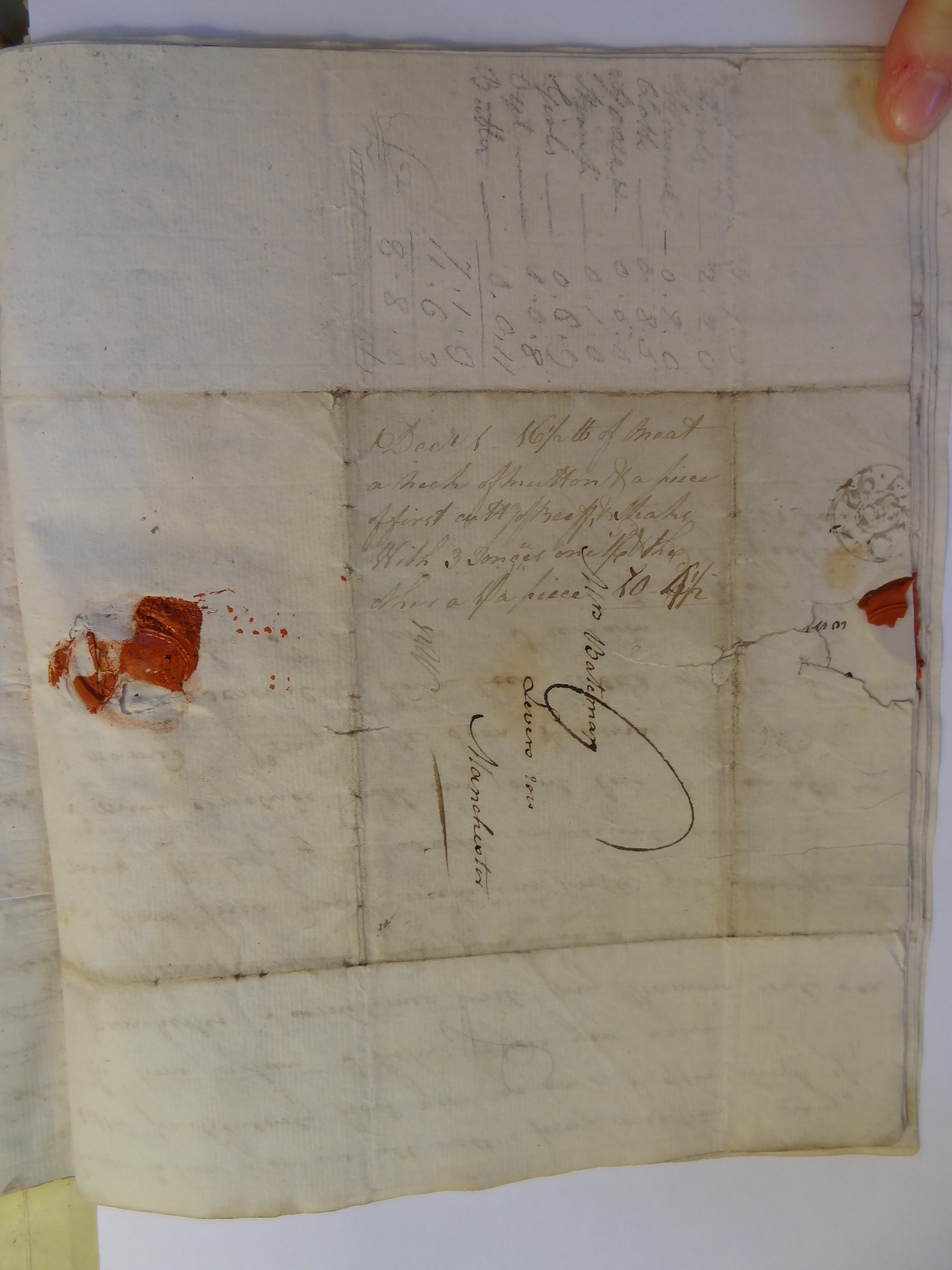 Image #4 of letter: Elizabeth Wilson to Rebekah Bateman, 20 November 1792