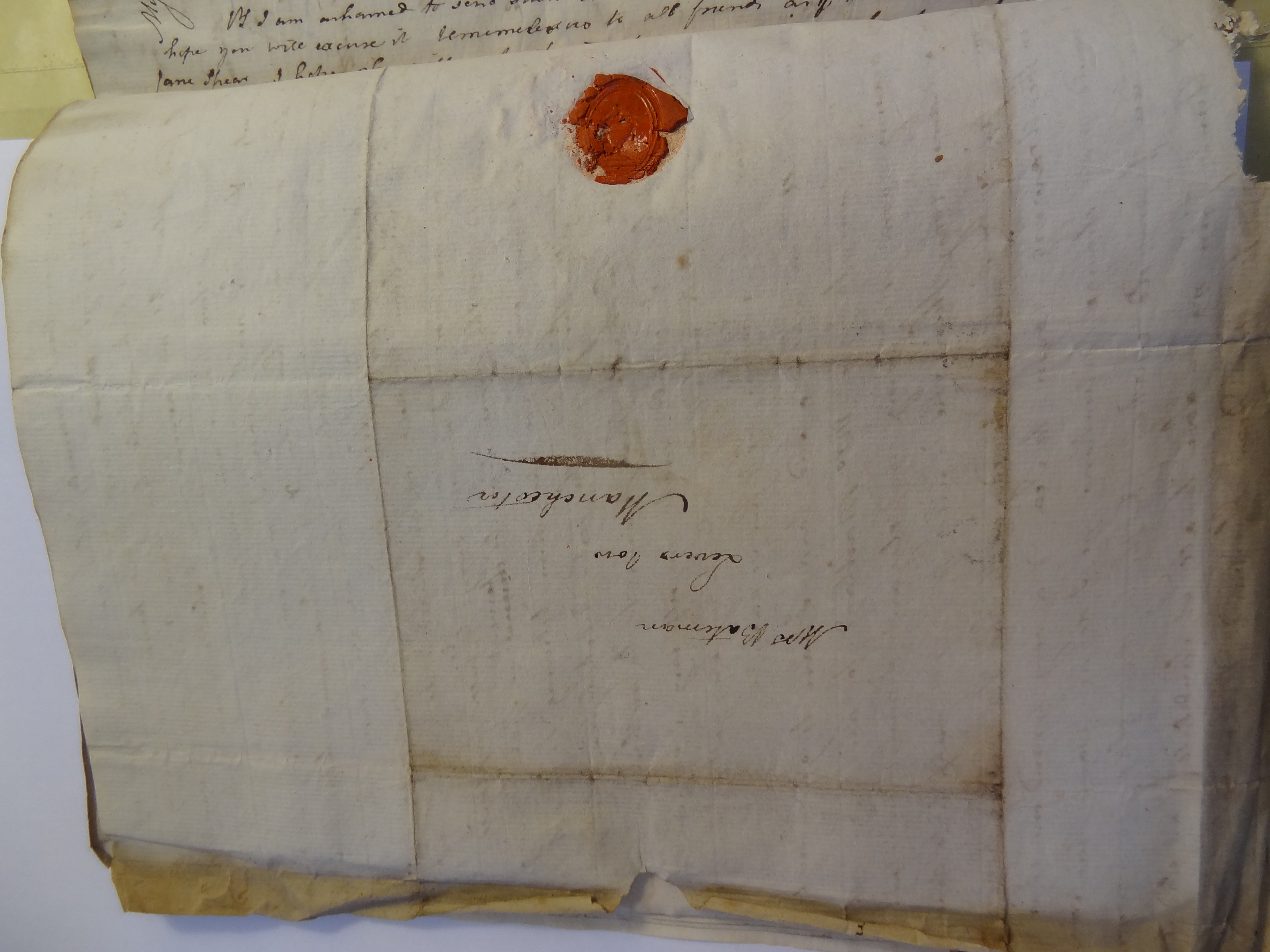 Image #4 of letter: Elizabeth Wilson to Rebekah Bateman, undated