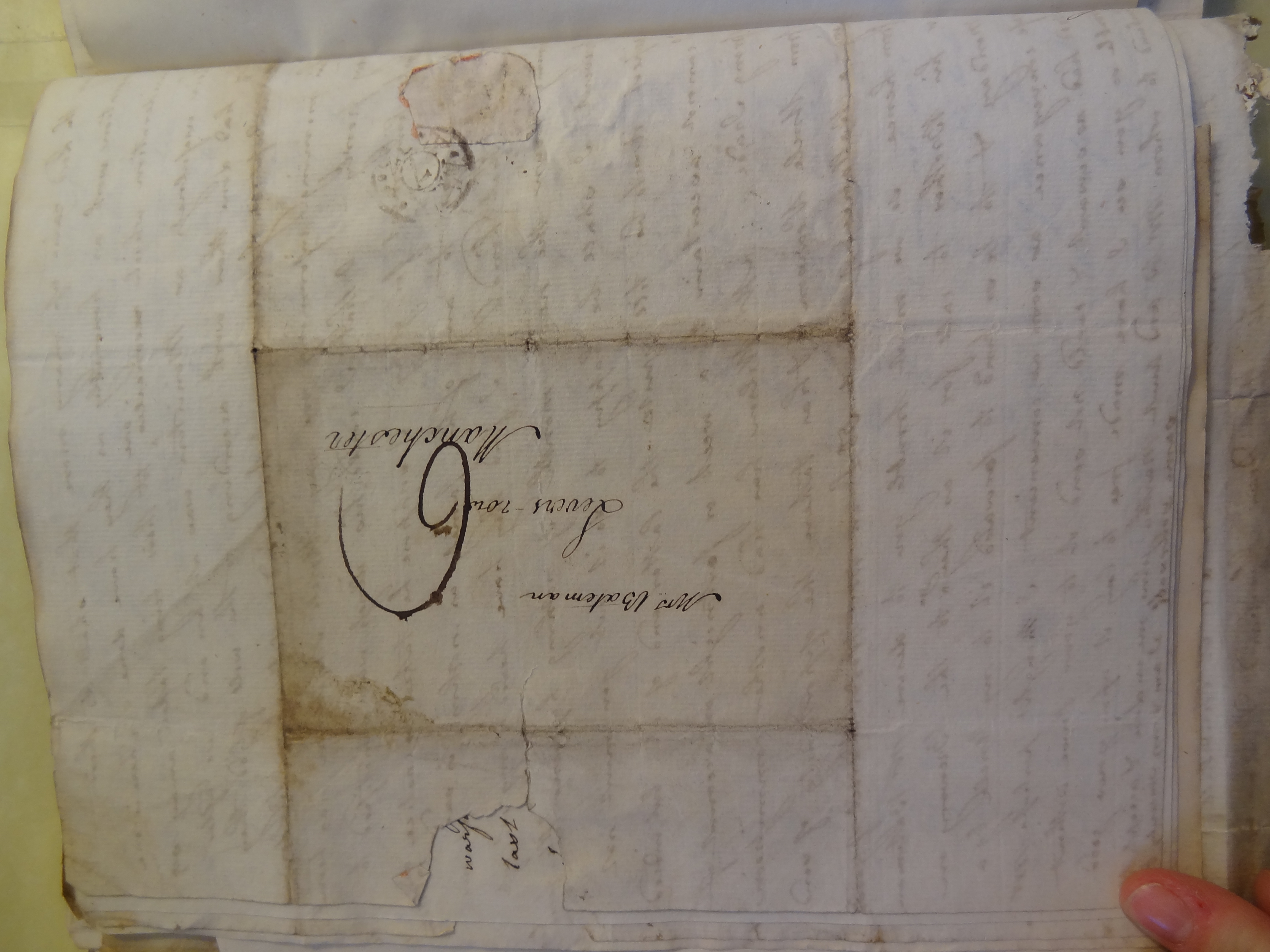 Image #4 of letter: Elizabeth Wilson to Rebekah Bateman, 7 March 1793