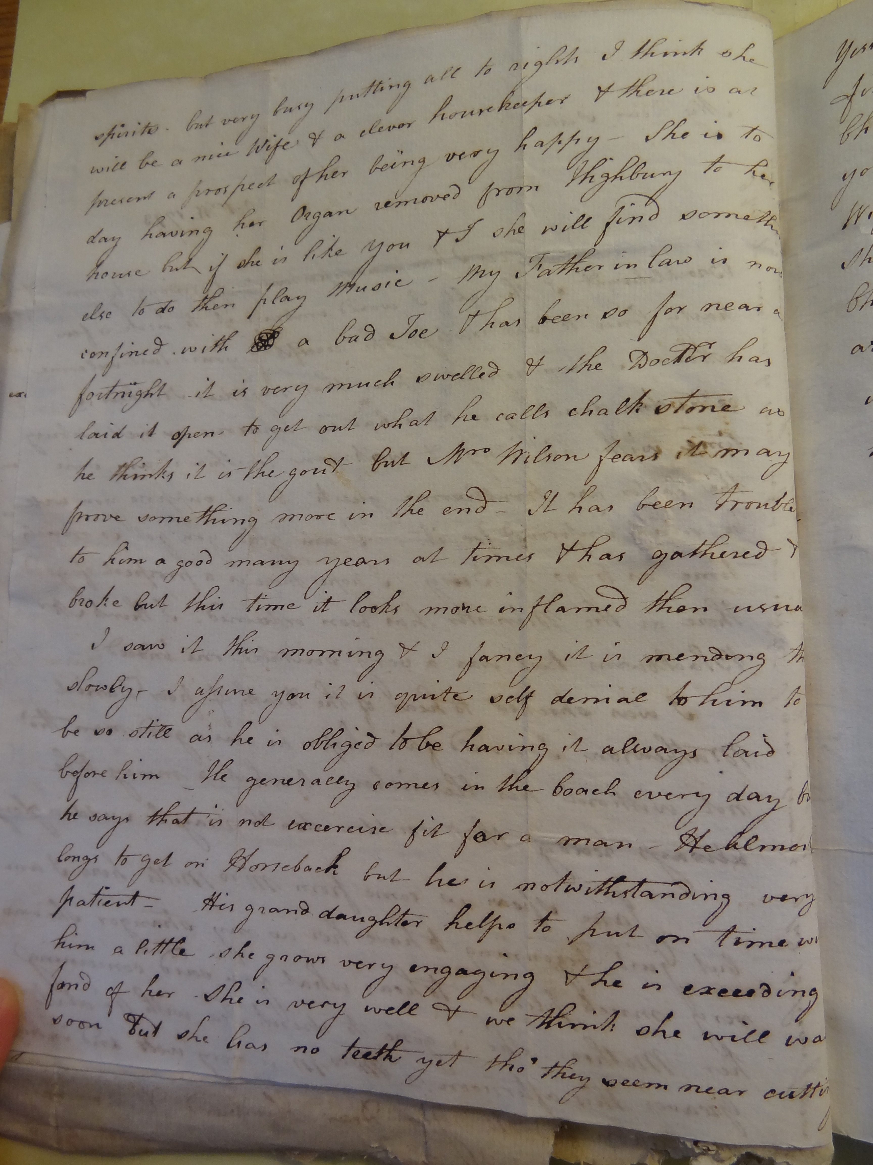 Image #2 of letter: Elizabeth Wilson to Rebekah Bateman, 11 October 1793