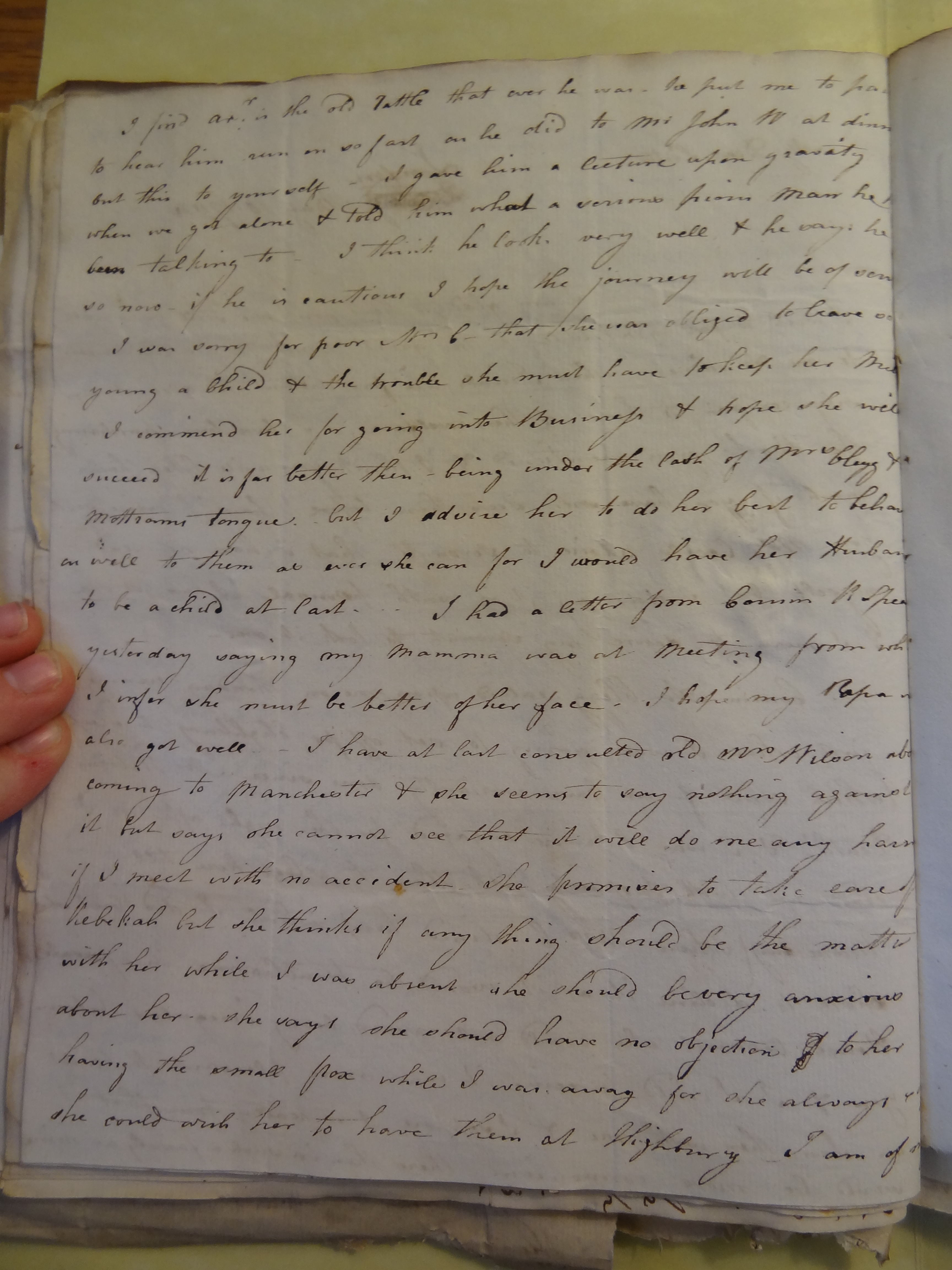 Image #2 of letter: Elizabeth Wilson to Rebekah Bateman, 10 May 1794