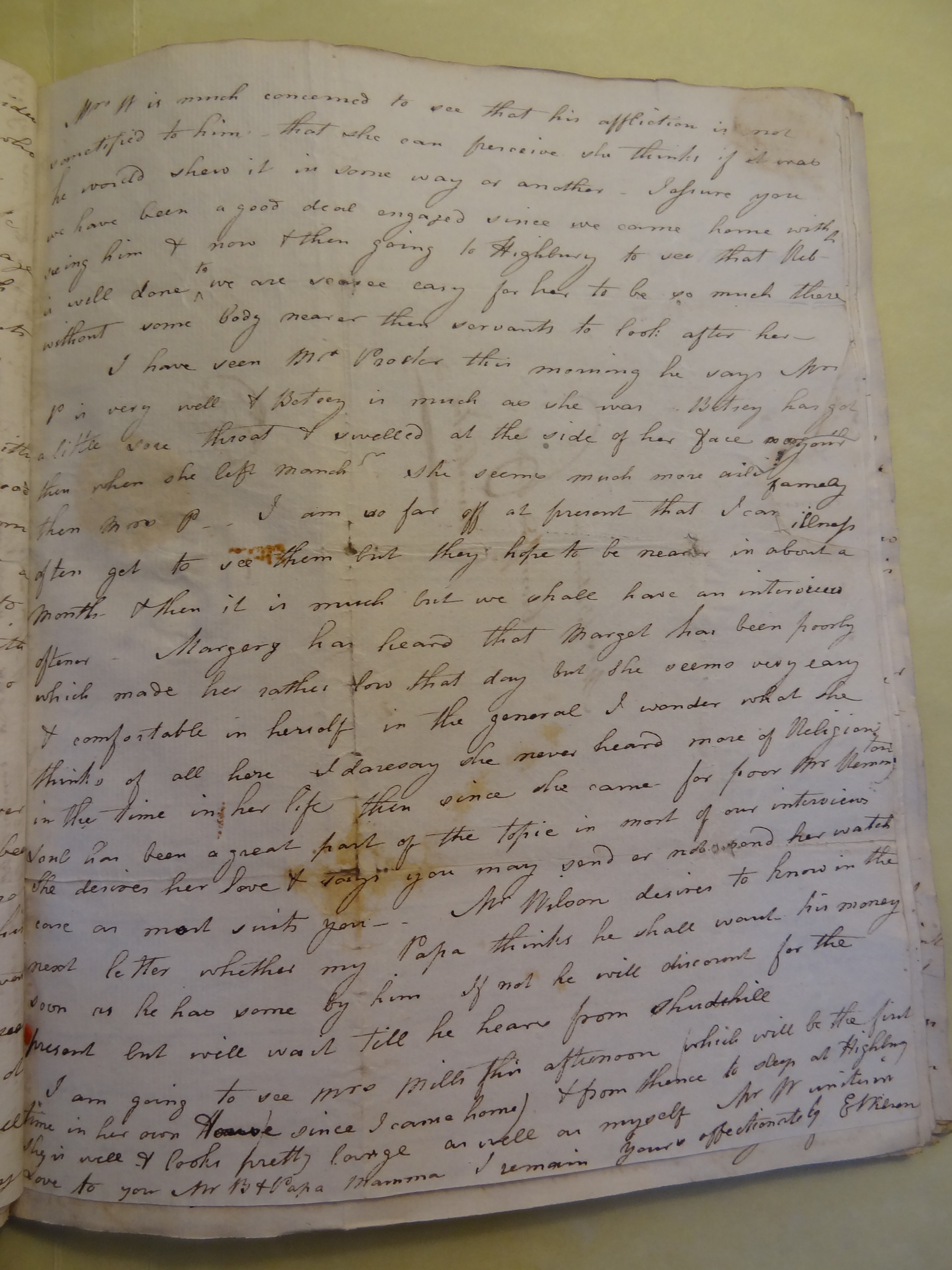 Image #3 of letter: Elizabeth Wilson to Rebekah Bateman, 15 July 1794