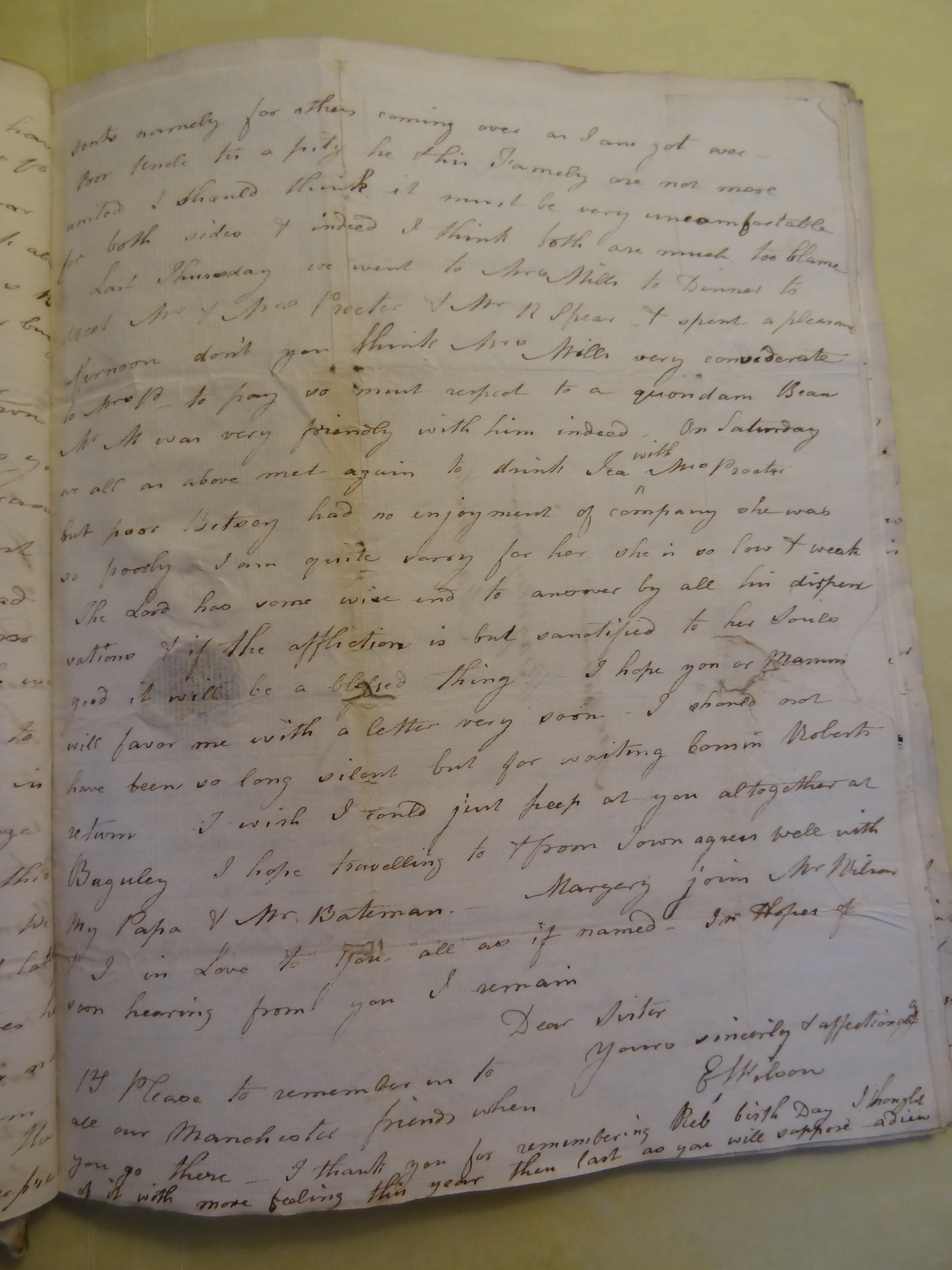 Image #3 of letter: Elizabeth Wilson to Rebekah Bateman, 16 August 1794