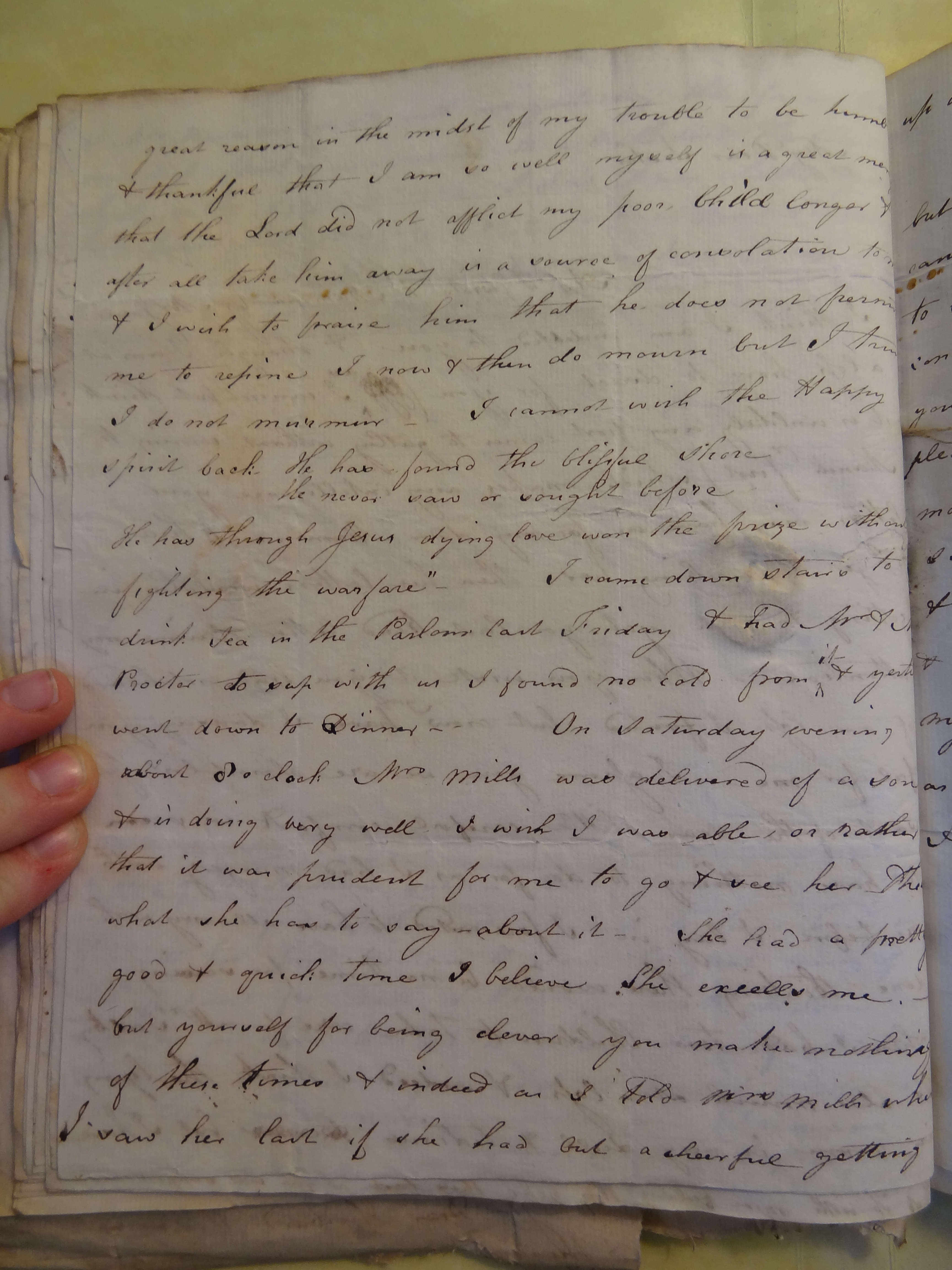 Image #2 of letter: Elizabeth Wilson to Rebekah Bateman, 20 October 1794