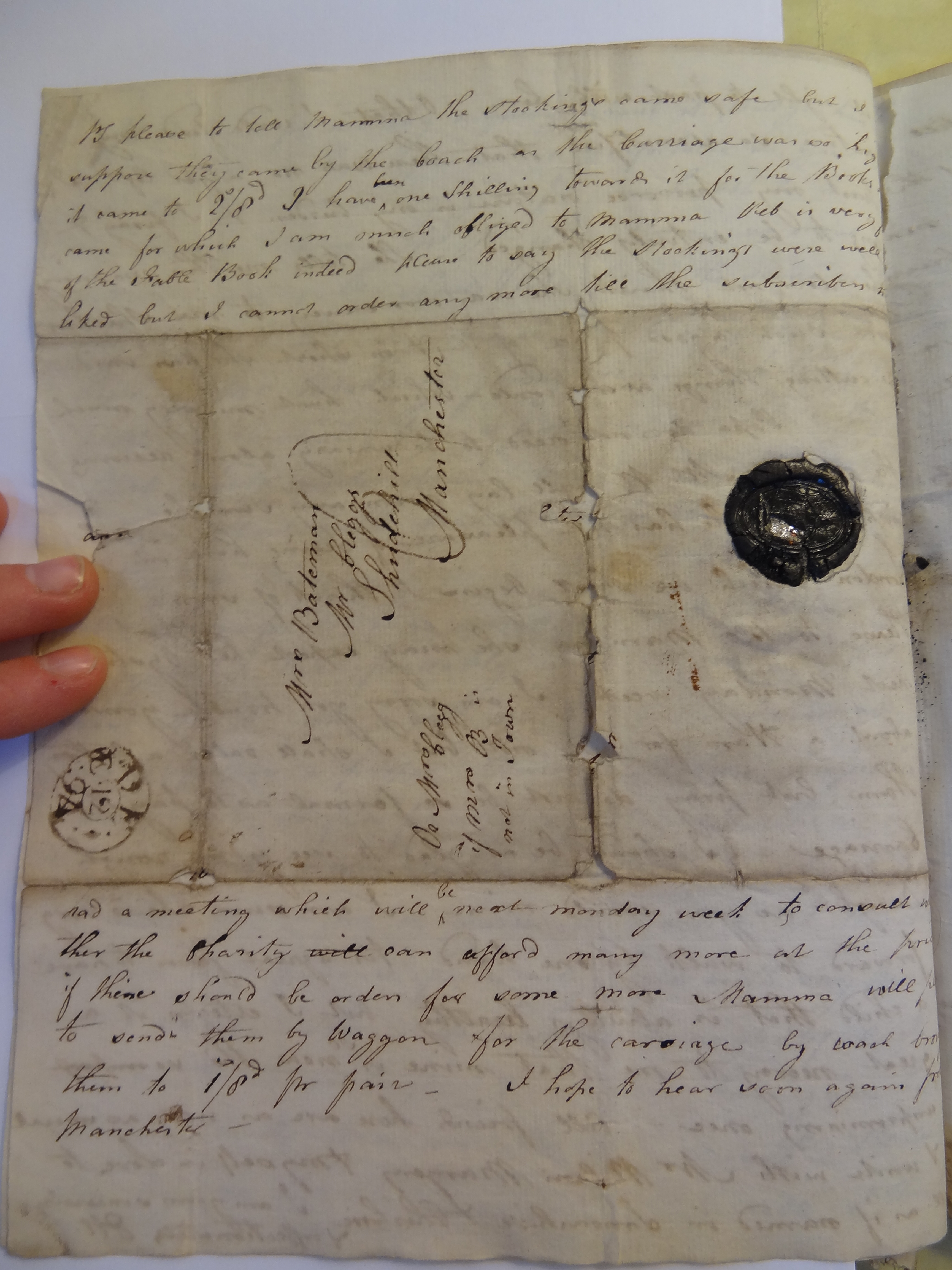 Image #4 of letter: Elizabeth Wilson to Rebekah Bateman, 12 December 1794