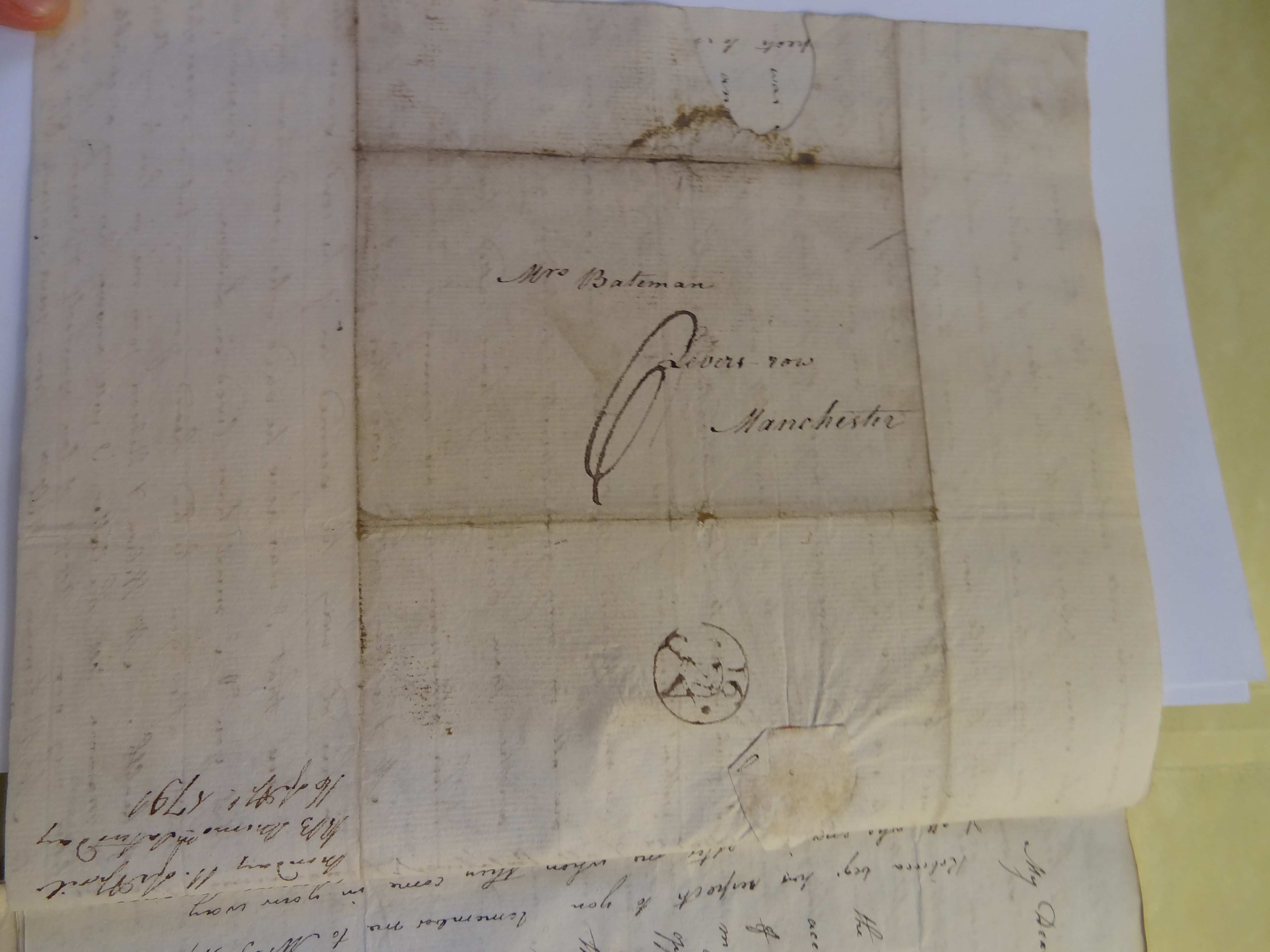 Image #3 of letter: Elizabeth Wilson to Rebekah Bateman, 14 April 1791