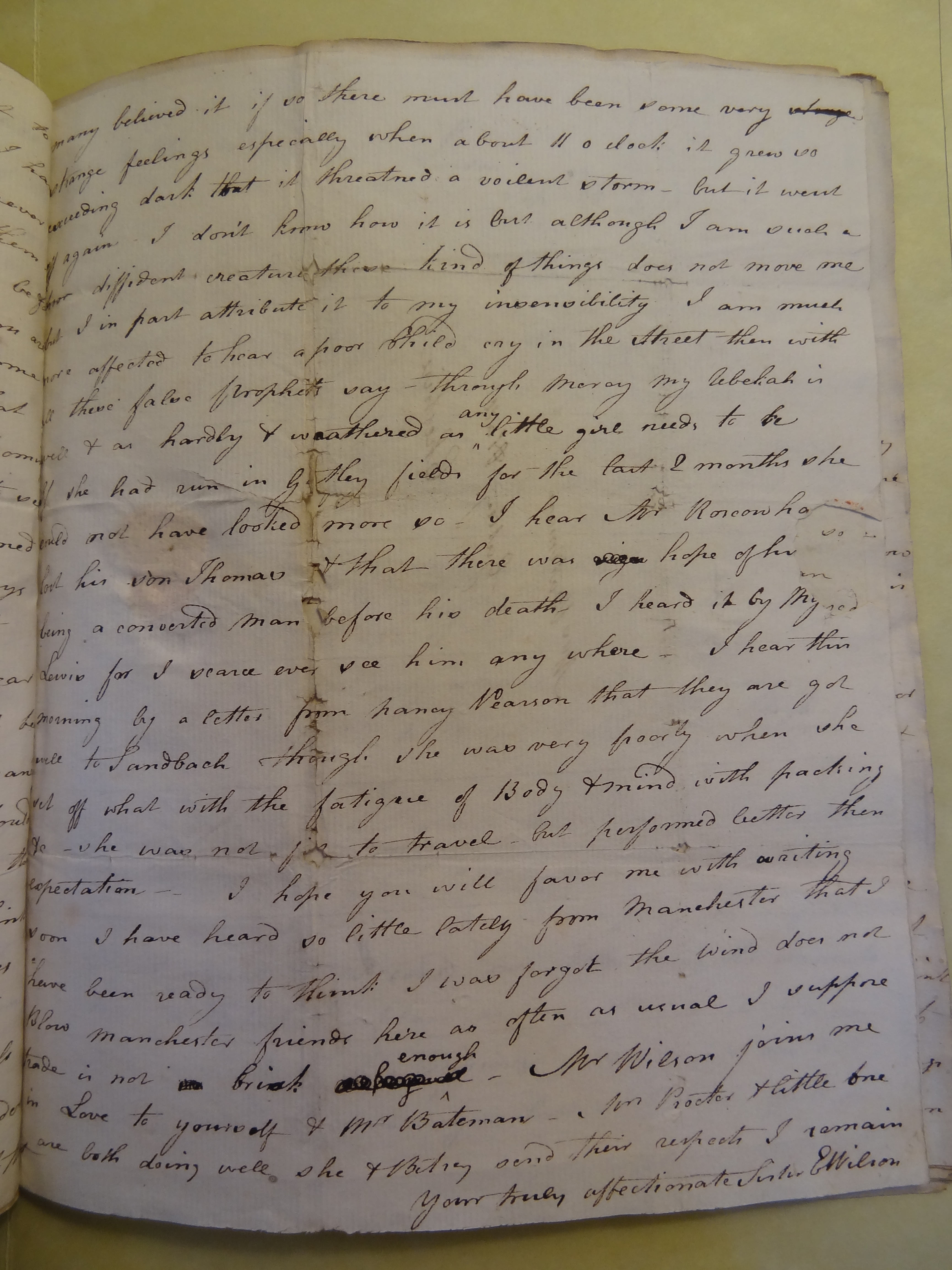 Image #3 of letter: Elizabeth Wilson to Rebekah Bateman, 17 June 1795