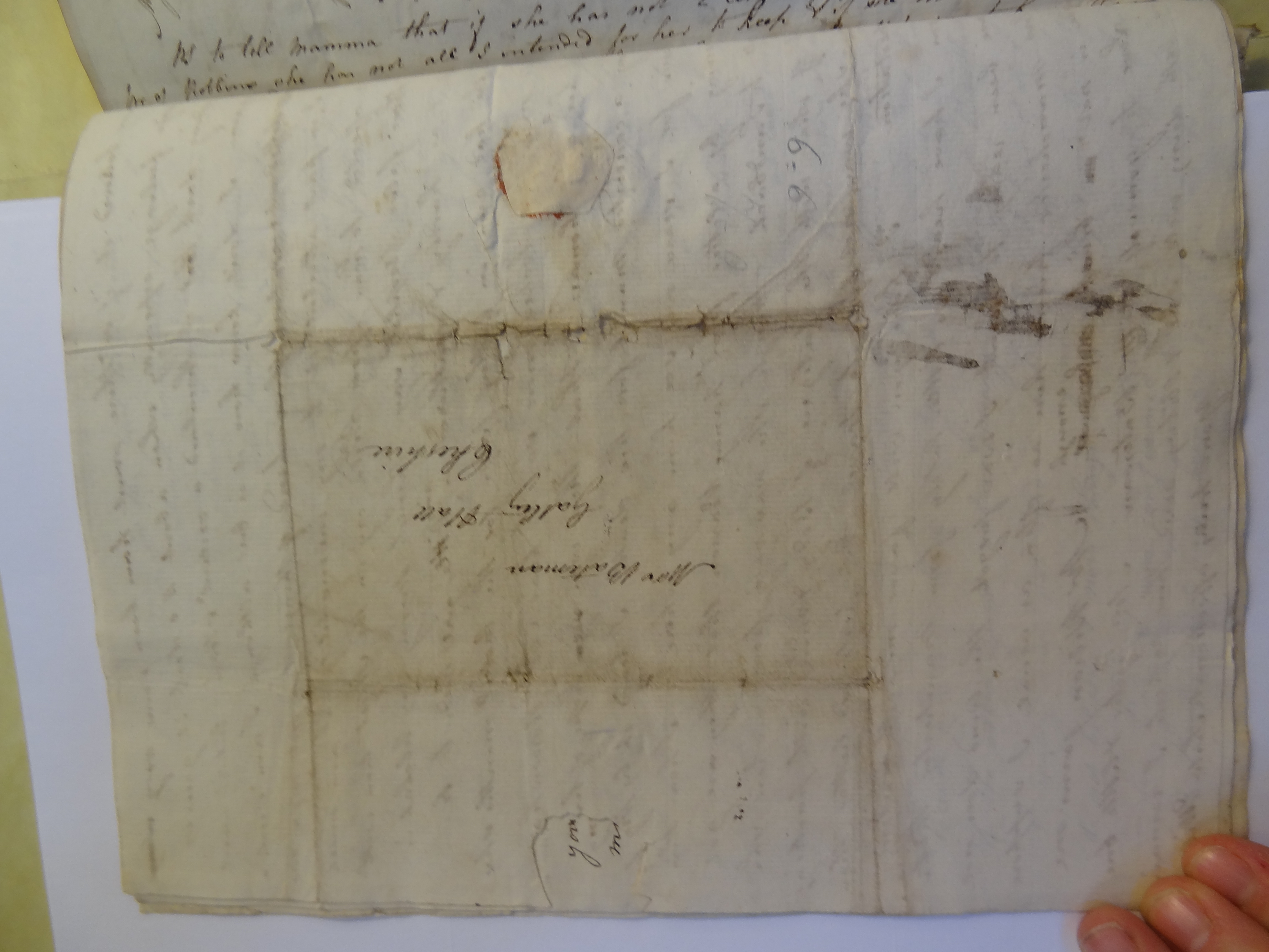 Image #4 of letter: Elizabeth Wilson to Rebekah Bateman, 17 June 1795