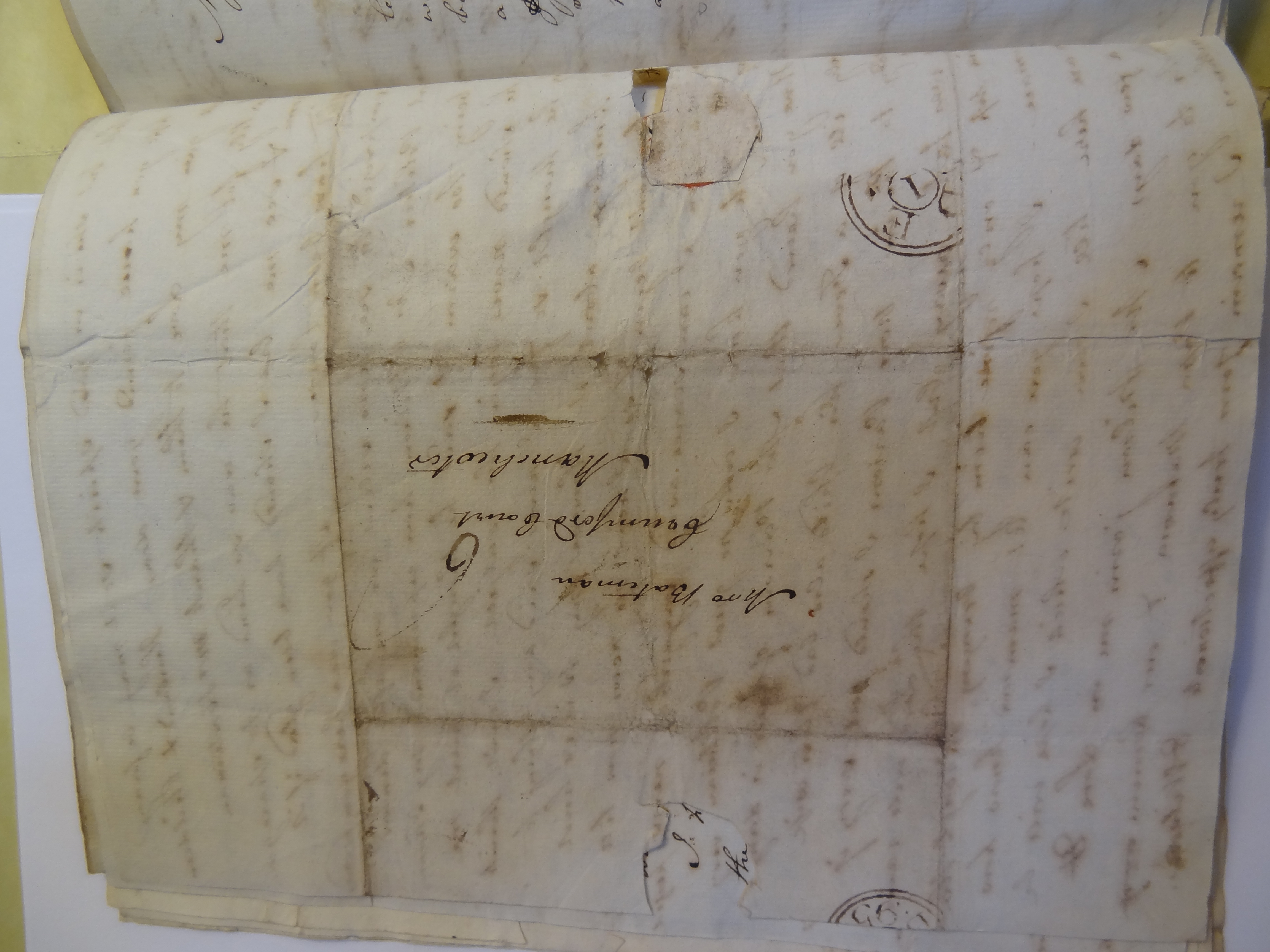 Image #4 of letter: Elizabeth Wilson to Rebekah Bateman, 1 December 1795