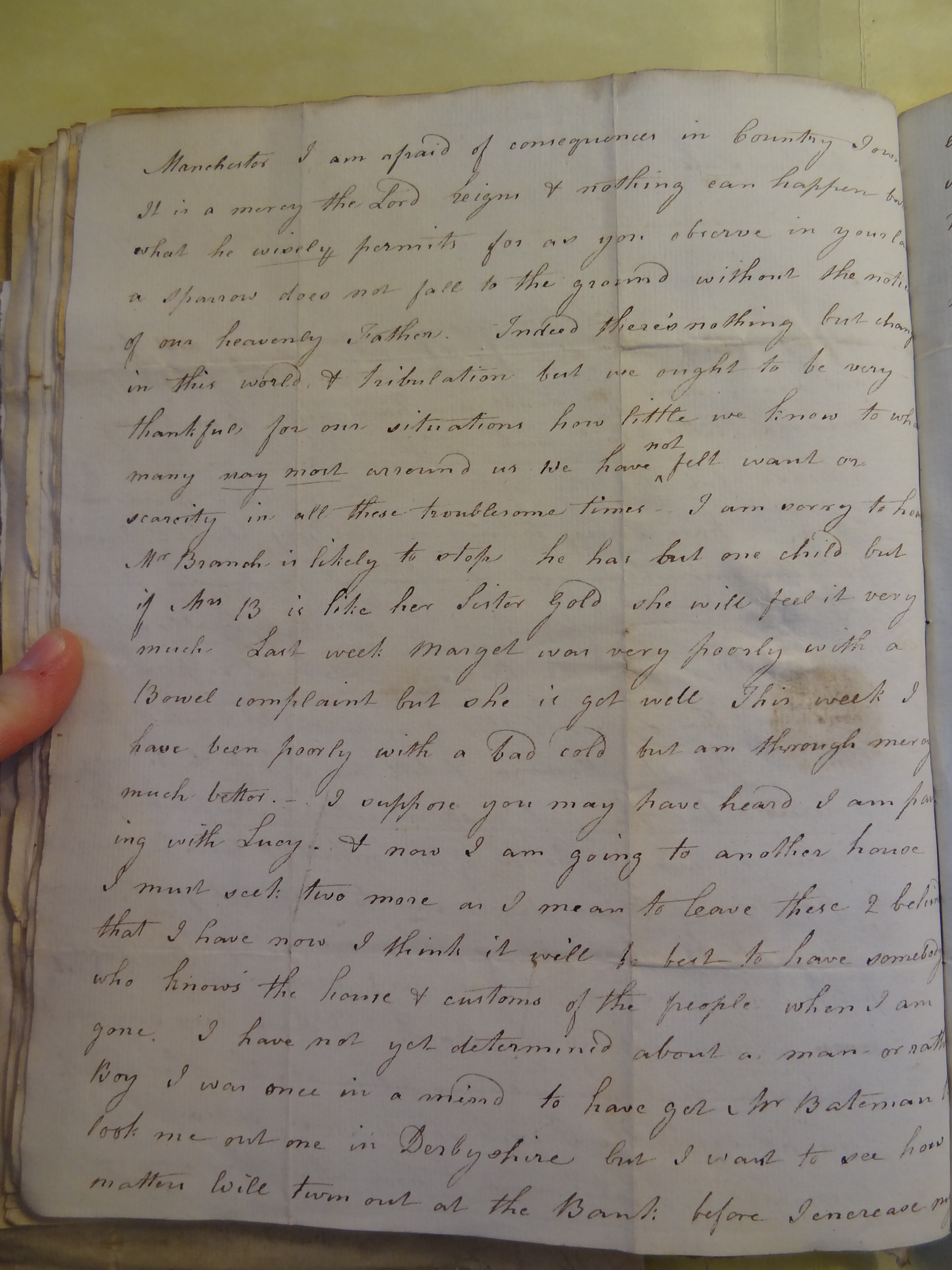Image #2 of letter: Elizabeth Wilson to Rebekah Bateman, 5 March 1797