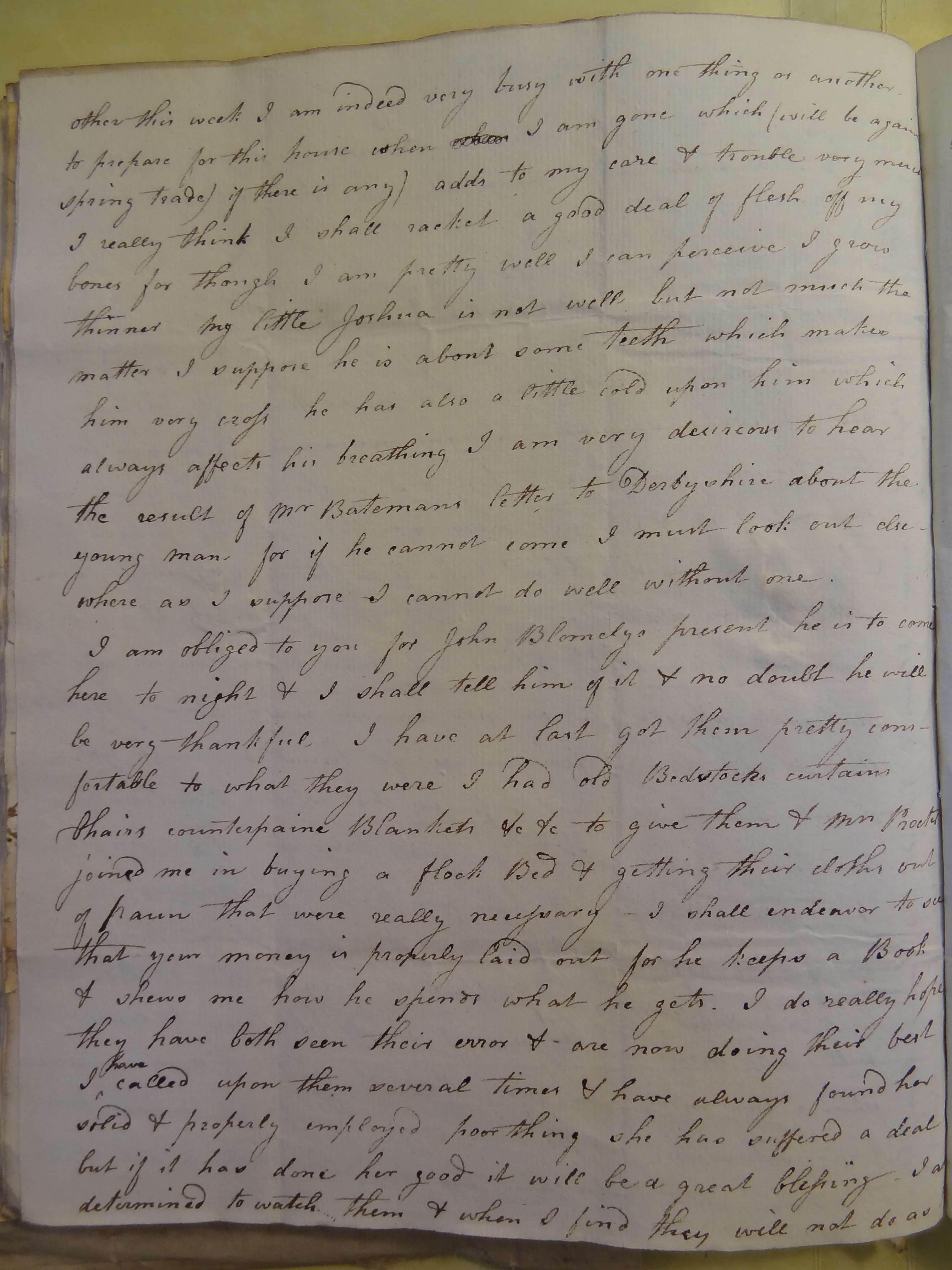 Image #2 of letter: Elizabeth Wilson to Rebekah Bateman, 5 April 1797
