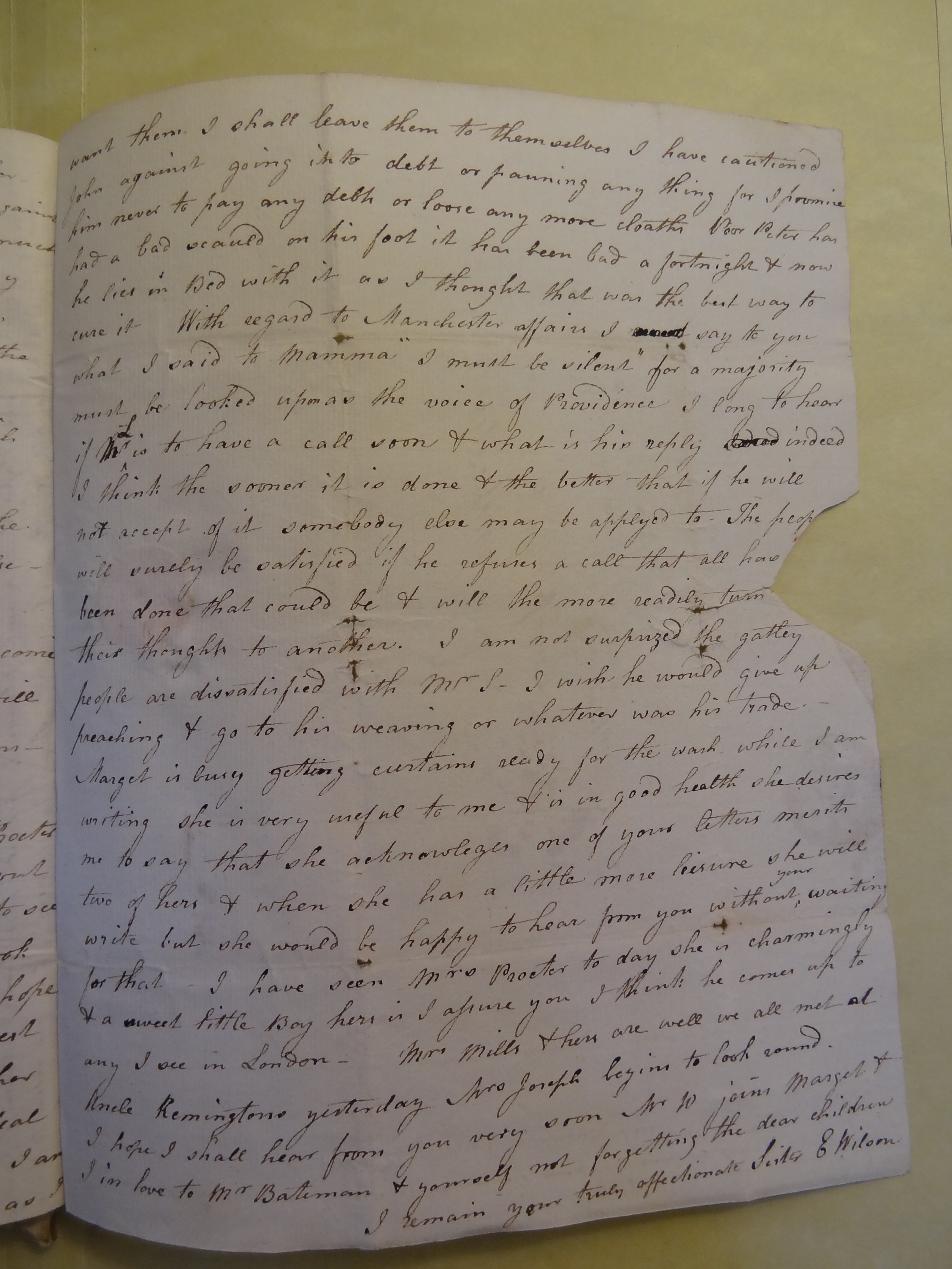 Image #3 of letter: Elizabeth Wilson to Rebekah Bateman, 5 April 1797