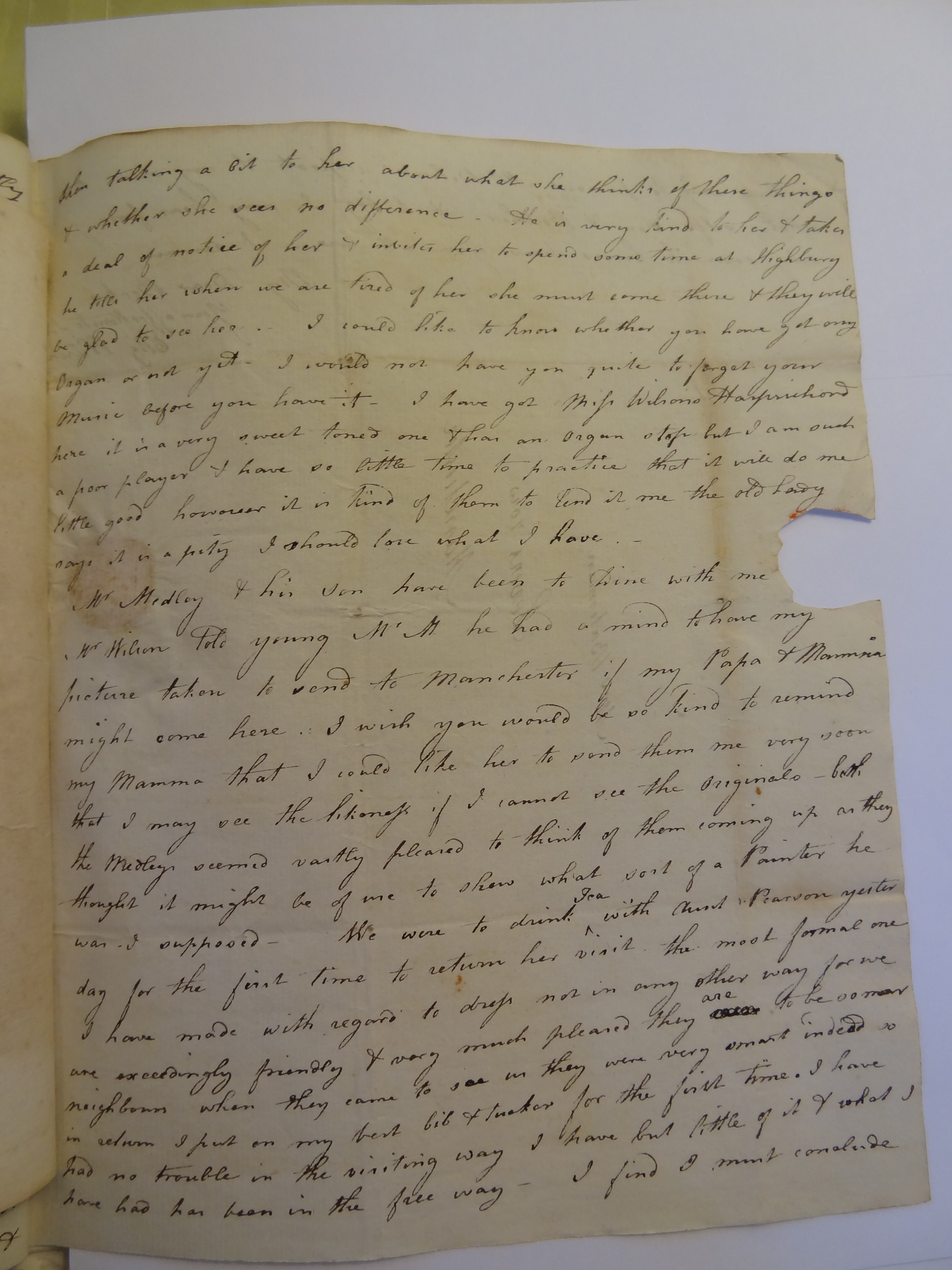Image #4 of letter: Elizabeth Wilson to Rebekah Bateman, 6 May 1791
