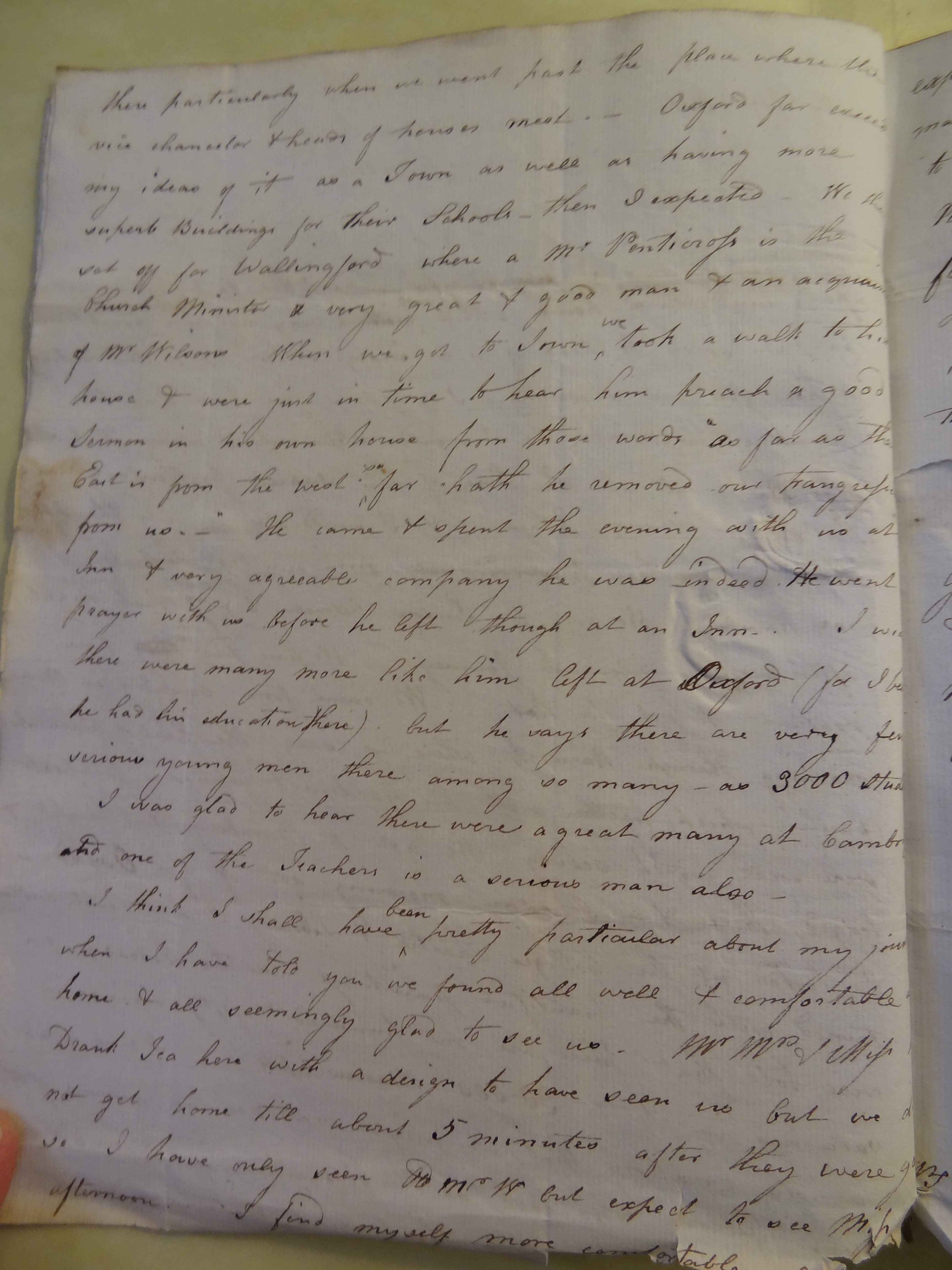 Image #2 of letter: Elizabeth Wilson to Rebekah Bateman, 1795