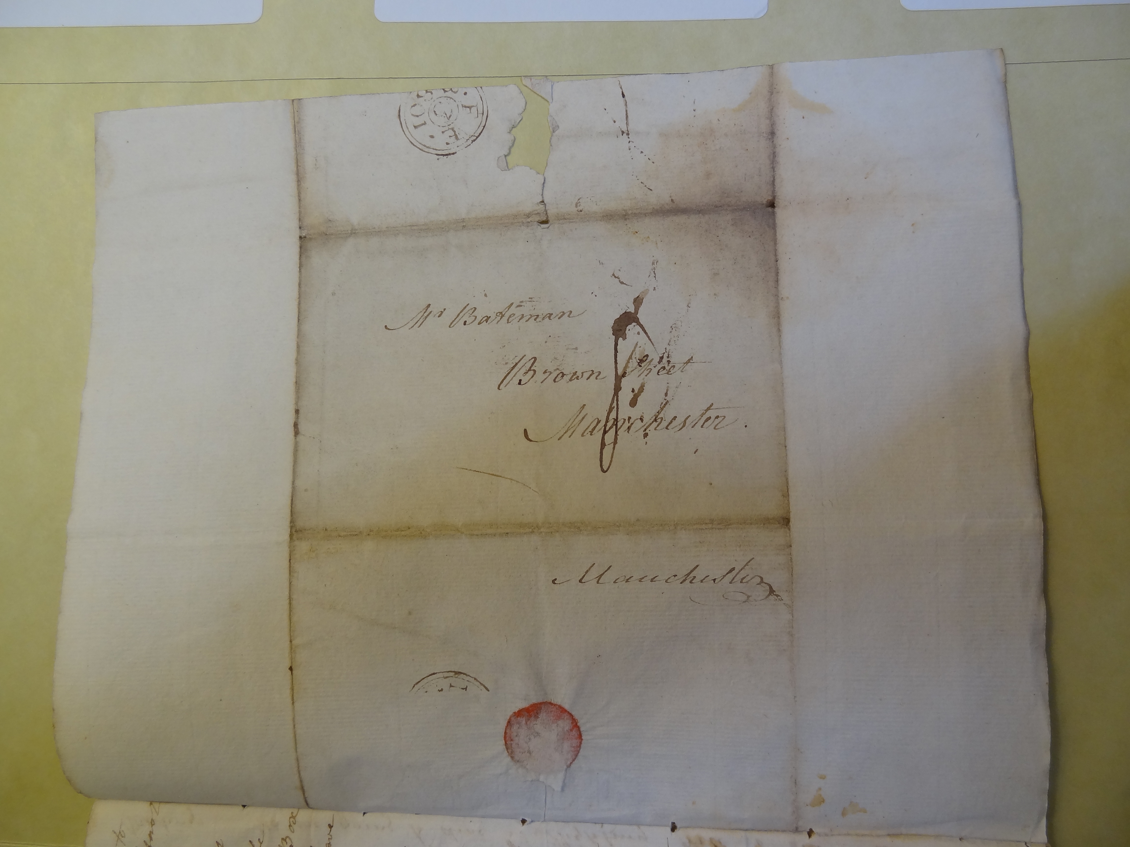 Image #3 of letter: Elizabeth Wilson to Thomas Bateman, 3 February 1801