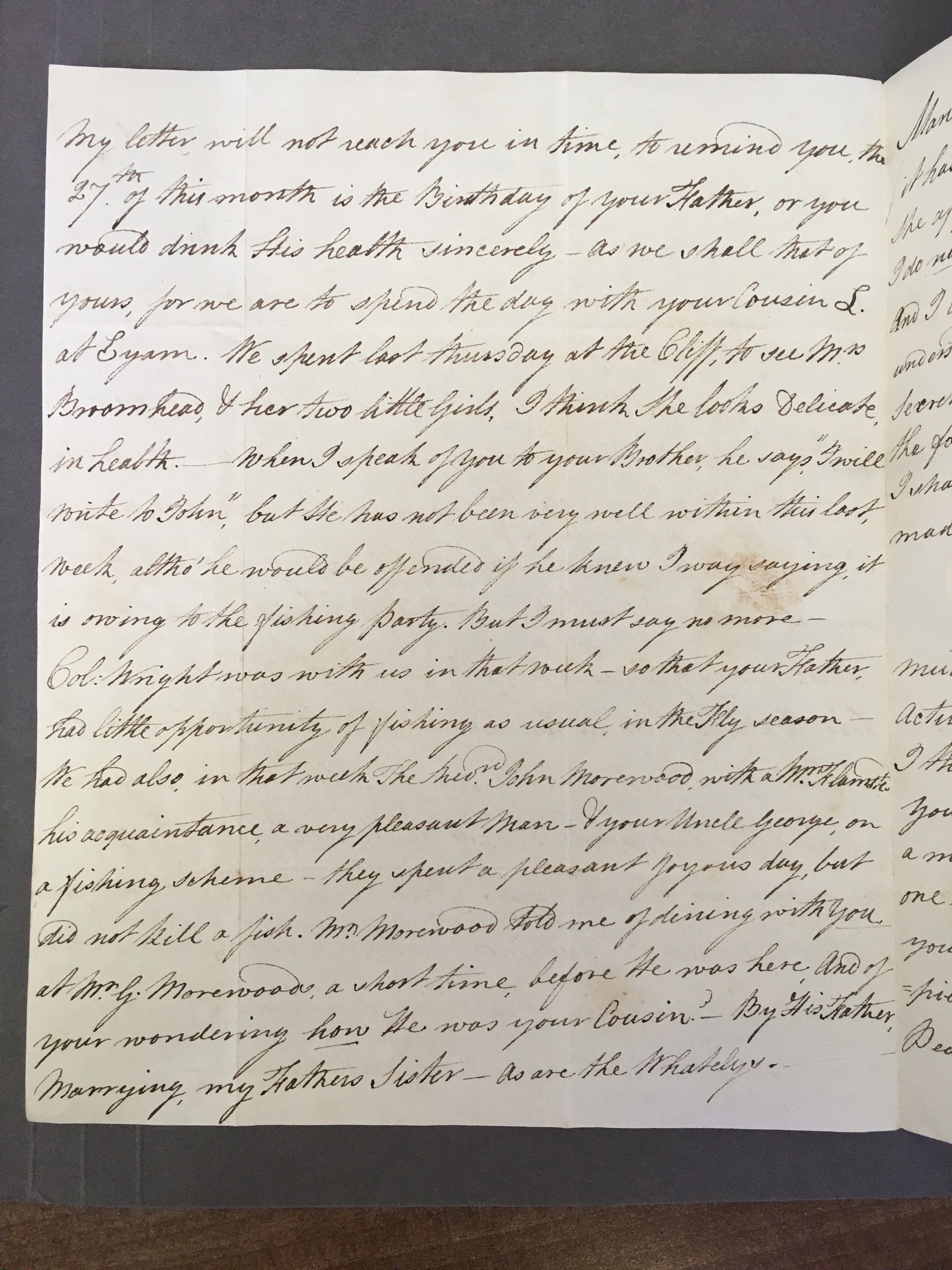 Image #2 of letter: Elizabeth Longsdon (snr) to John Longsdon, 25 June 1810
