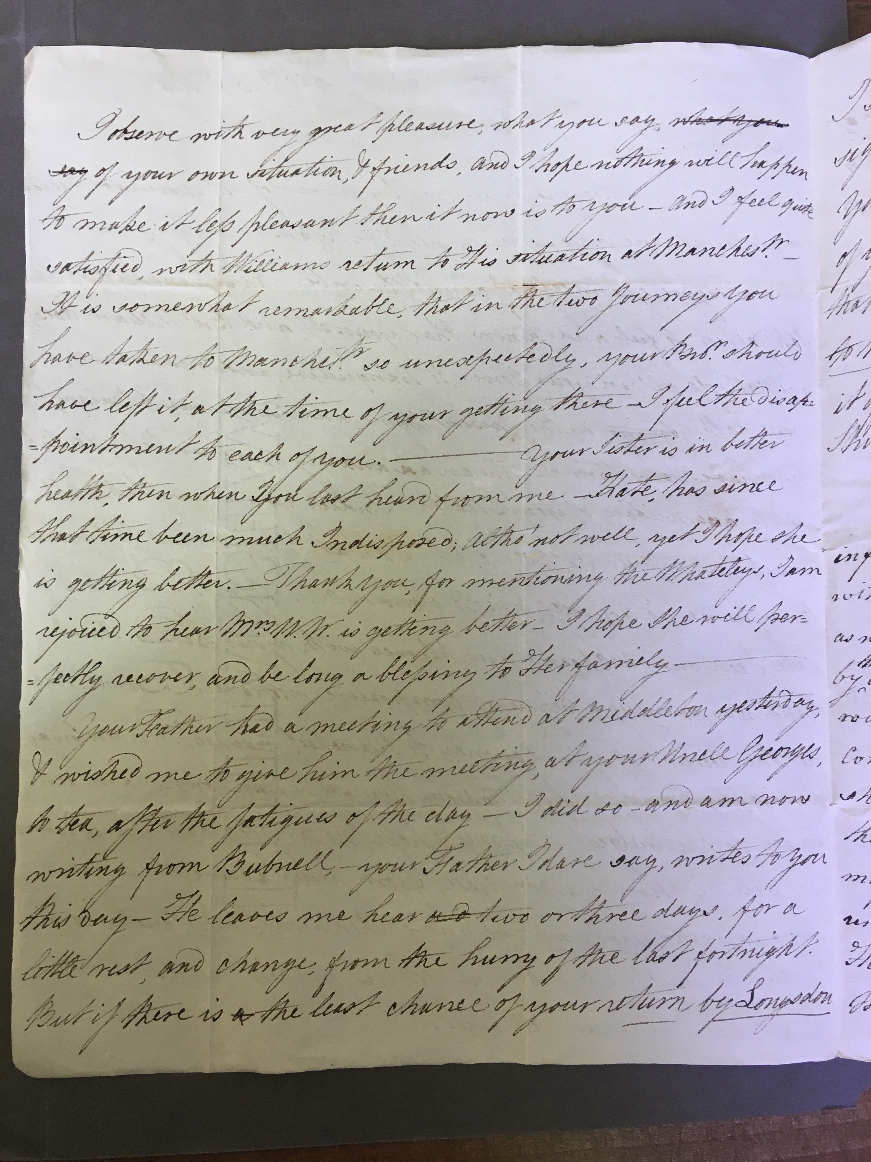 Image #2 of letter: Elizabeth Longsdon (snr) to John Longsdon, 15 Feb 1811