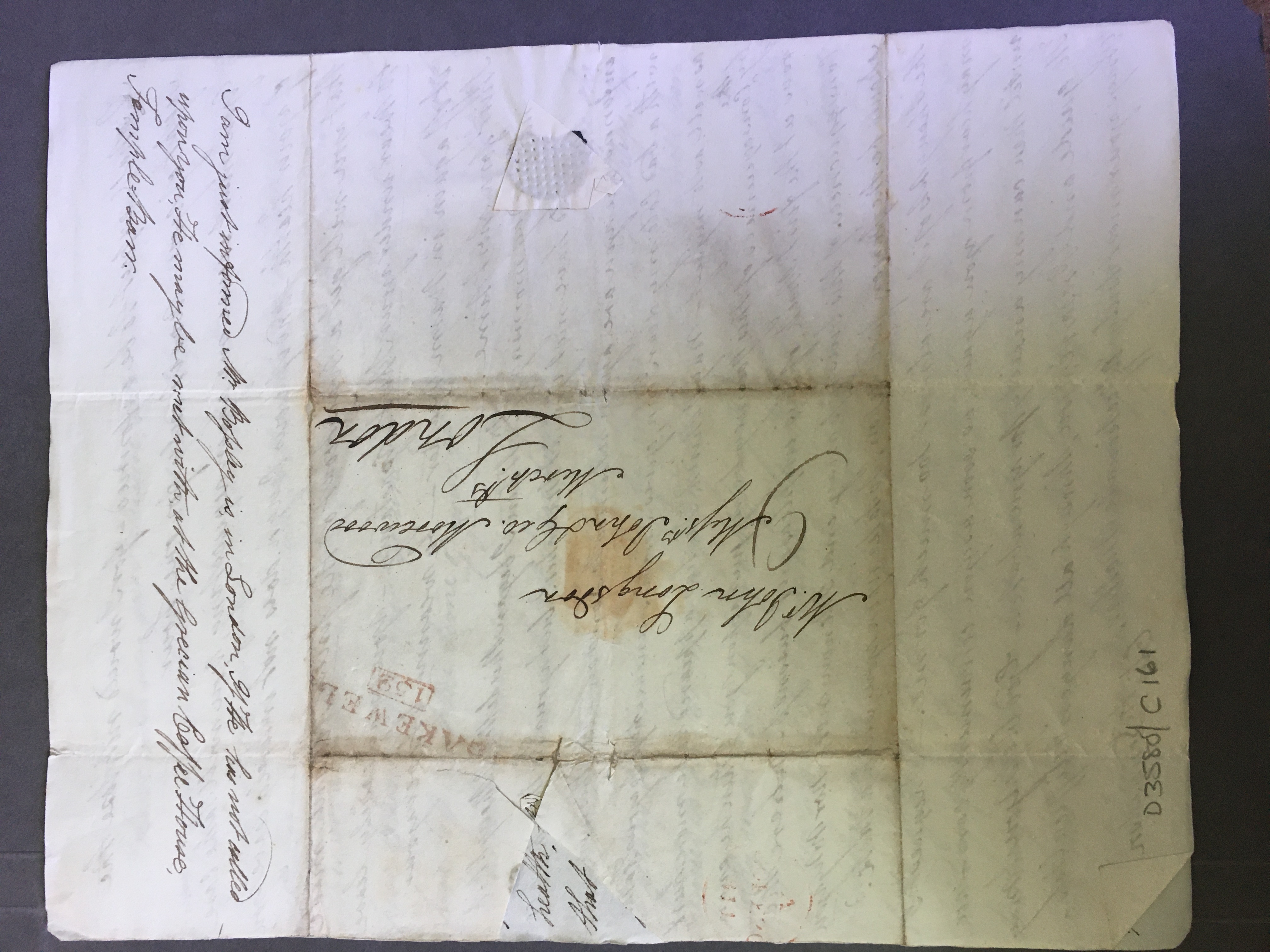 Image #3 of letter: Elizabeth Longsdon (snr) to John Longsdon, 15 Feb 1811