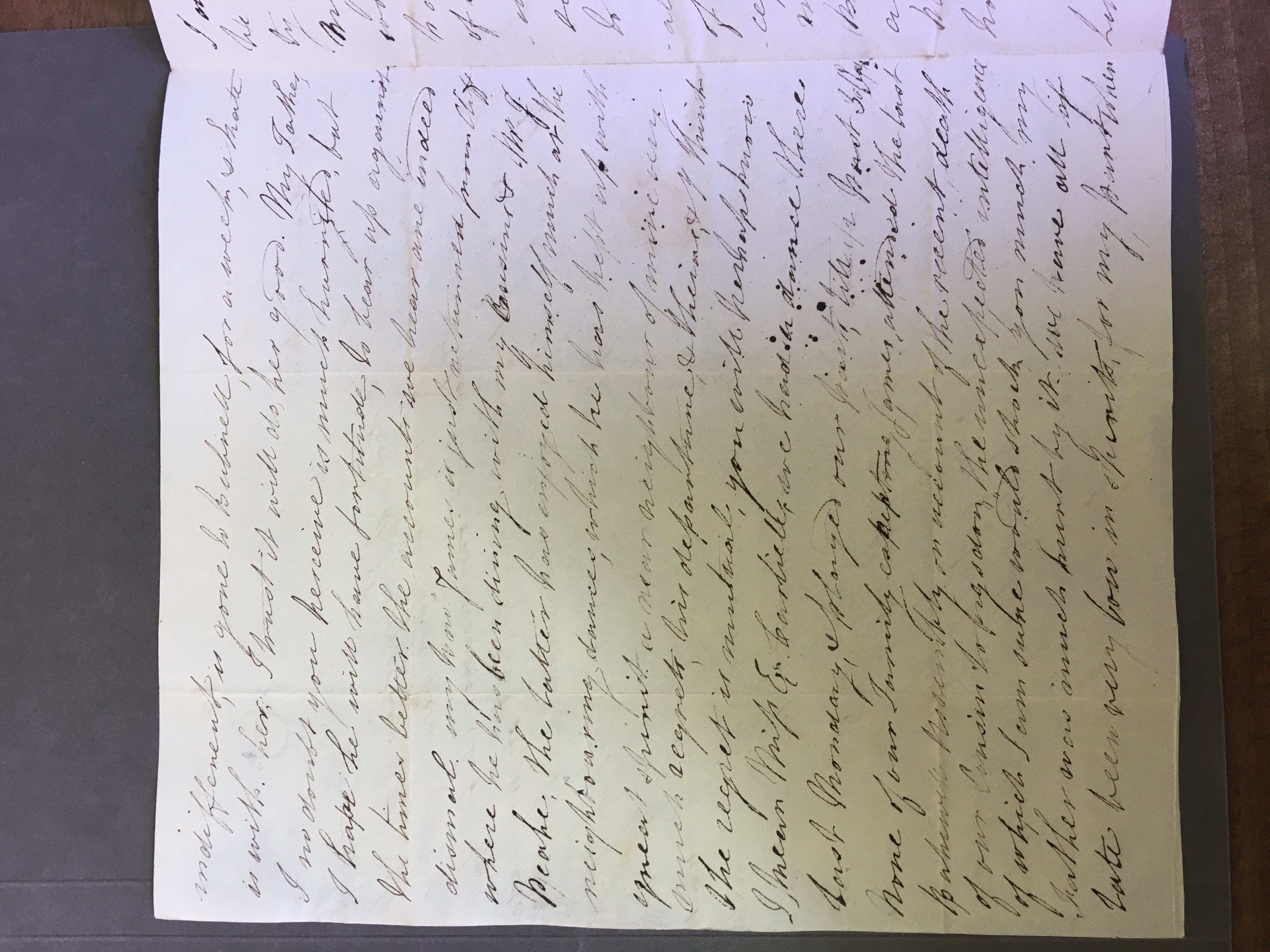 Image #2 of letter: Elizabeth Longsdon (jnr) to brother John Longsdon, 18 February 1811