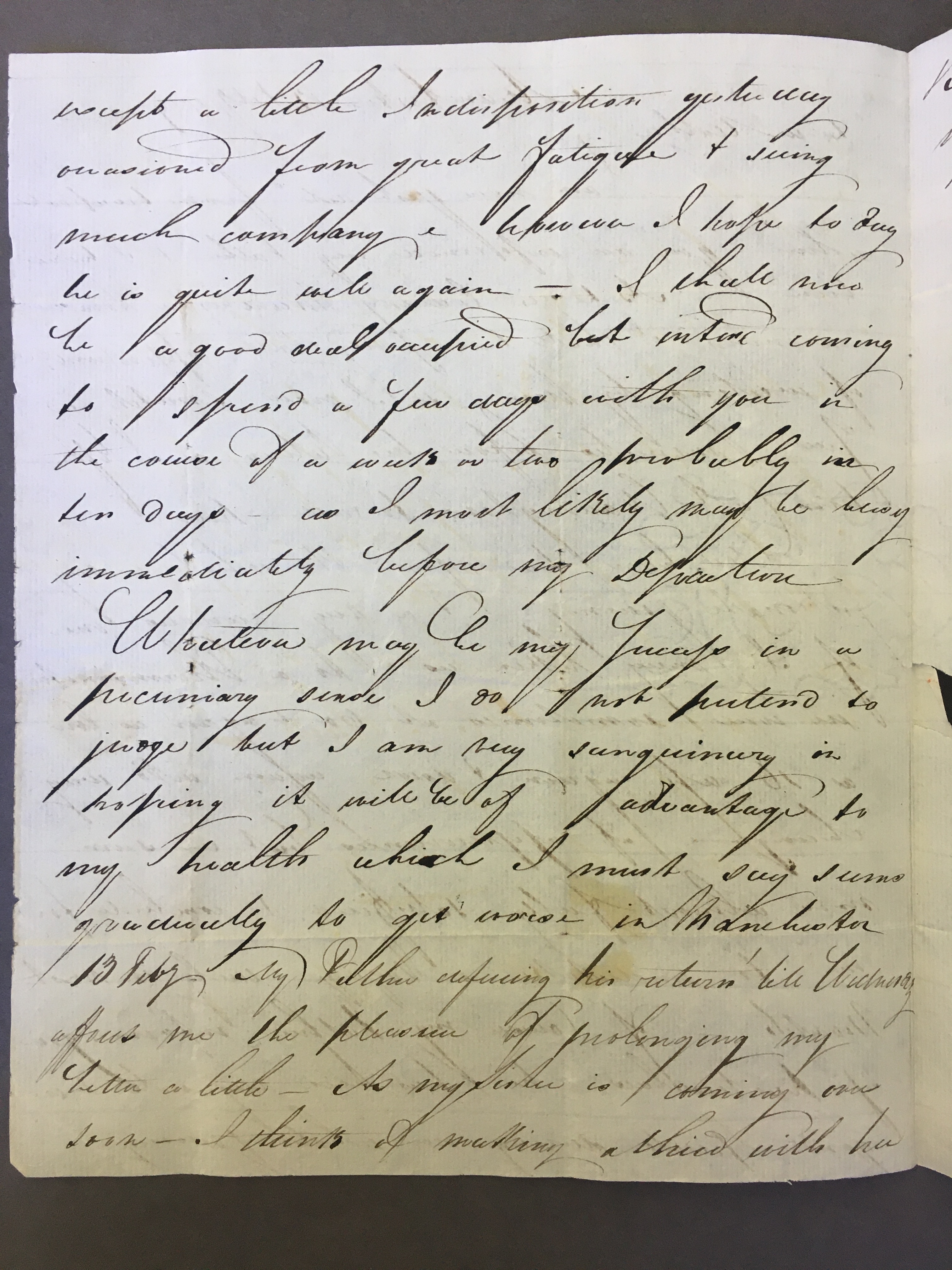 Image #2 of letter: John Longsdon to Elizabeth Longsdon (snr), 12 February 1809