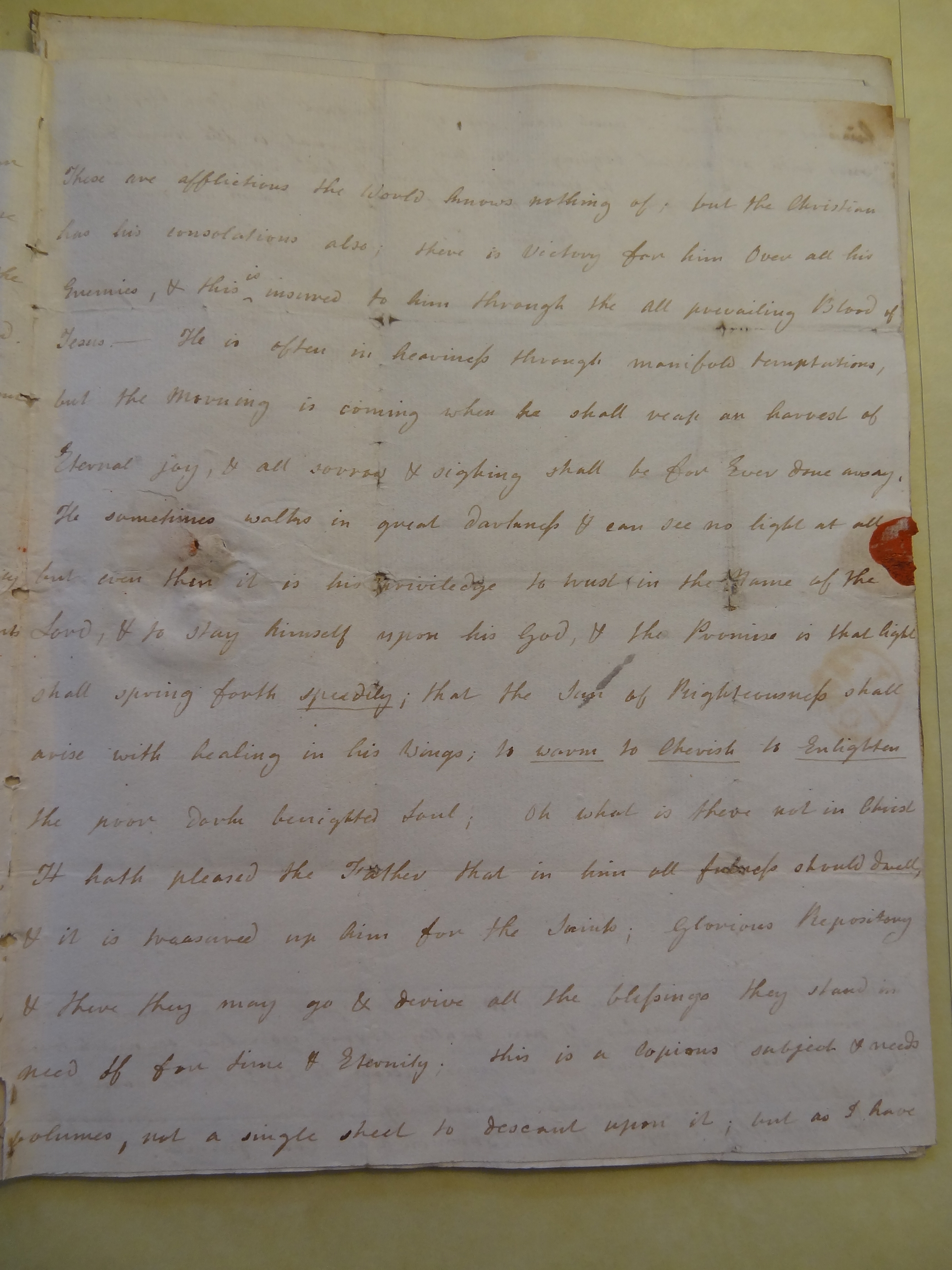 Image #3 of letter: Anna Allwood to Rebekah Bateman, 3 September 178?