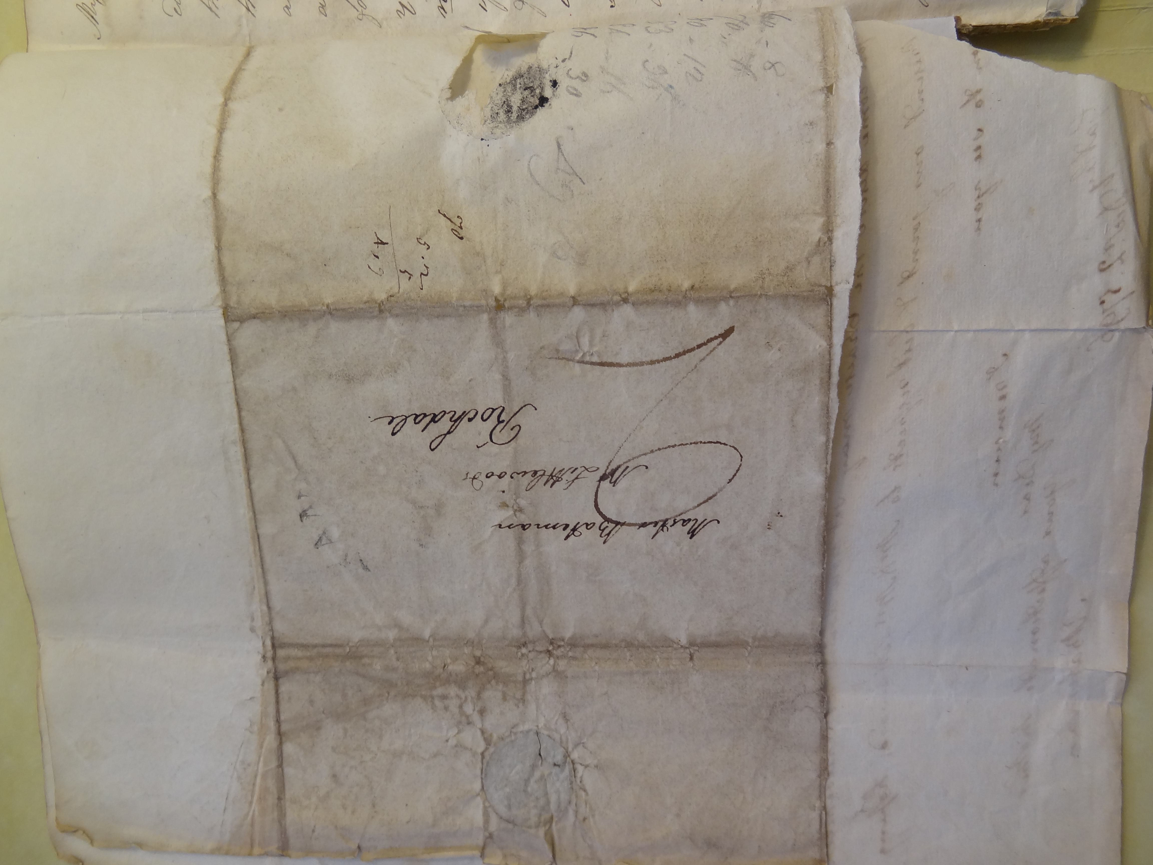 Image #2 of letter: Rebekah Bateman to William Bateman, 2 December 1796