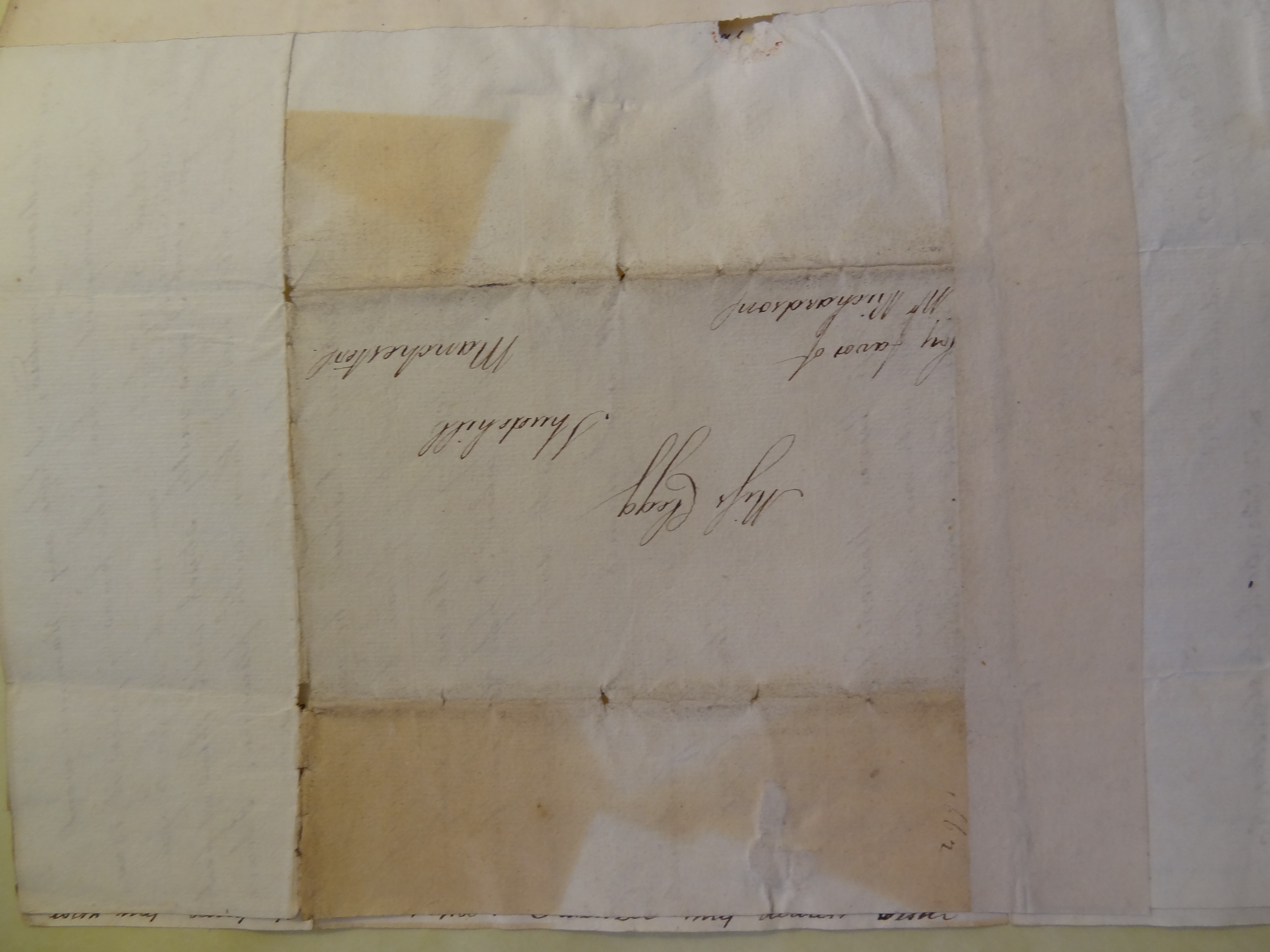 Image #4 of letter: Rebekah Bateman to Elizabeth Wilson, 1 March 1781